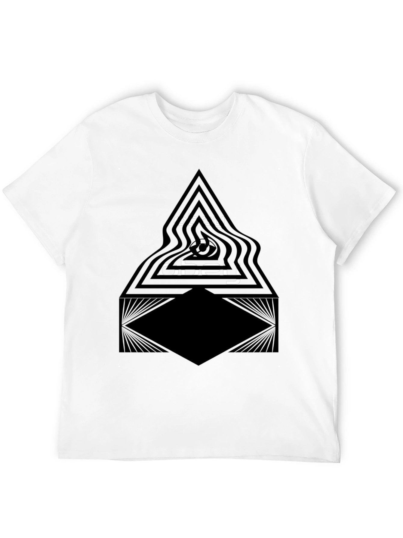 Obey Triangle Graphic Black T-Shirt