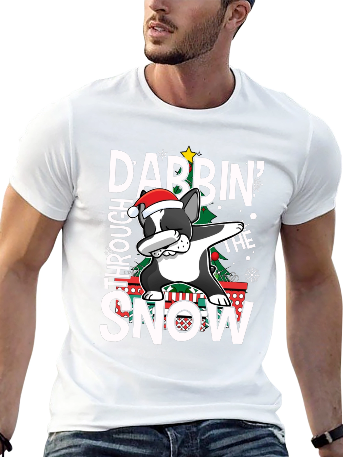Dabbin Through the Snow Graphic T-Shirt