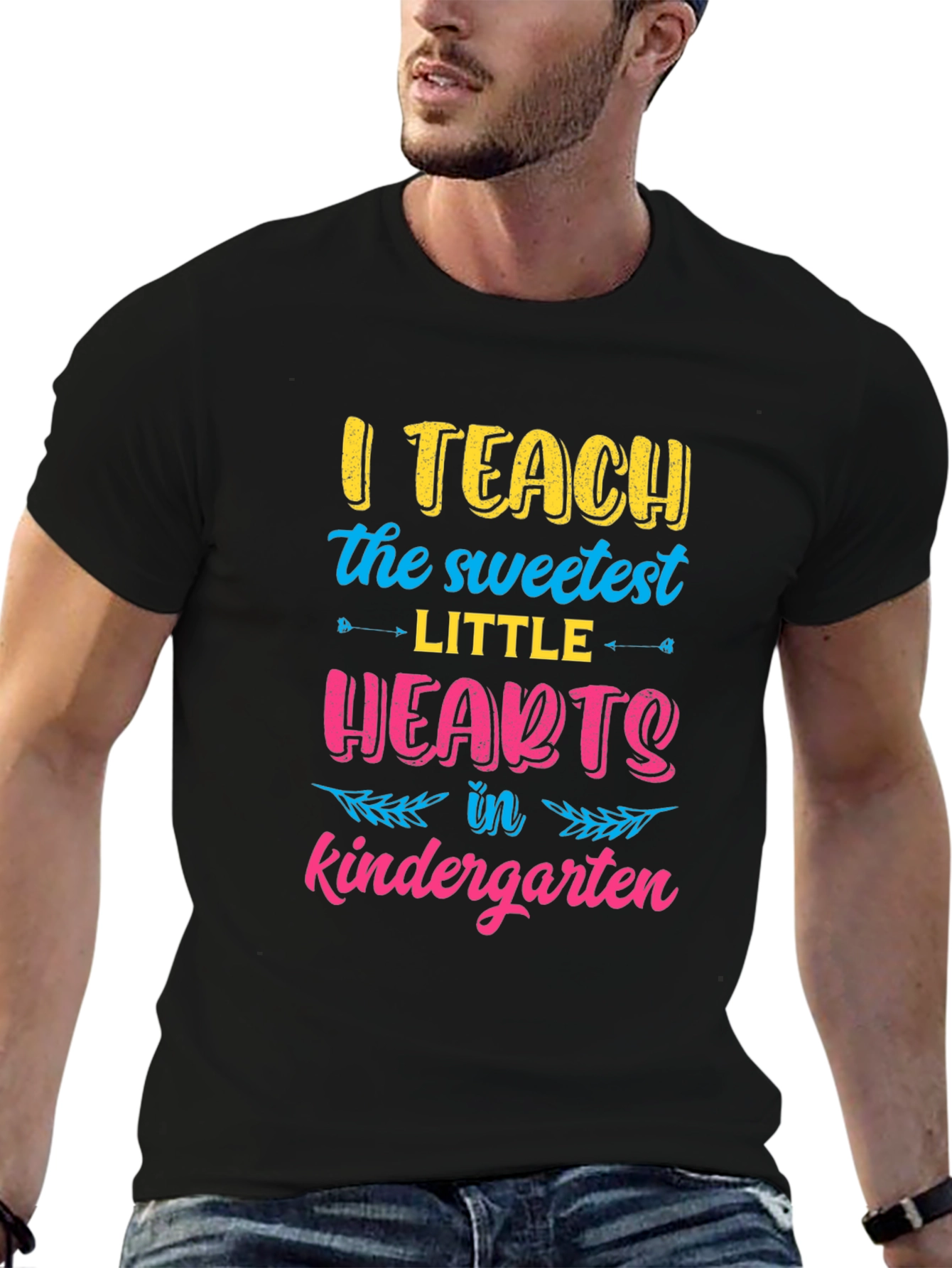 I Teach the Sweetest Little Hearts Kindergarten T-Shirt