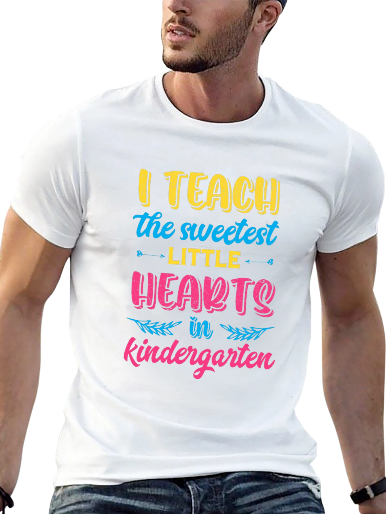 I Teach the Sweetest Little Hearts Kindergarten T-Shirt