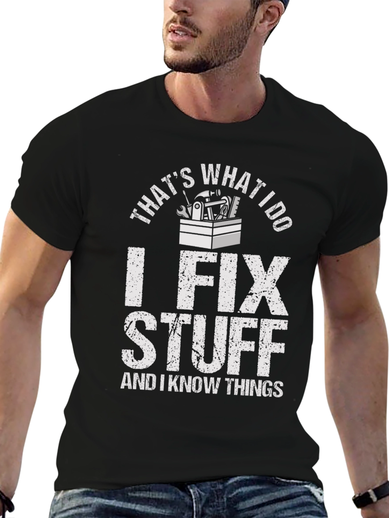 I Fix Stuff T-Shirt - Funny Mechanic Shirt