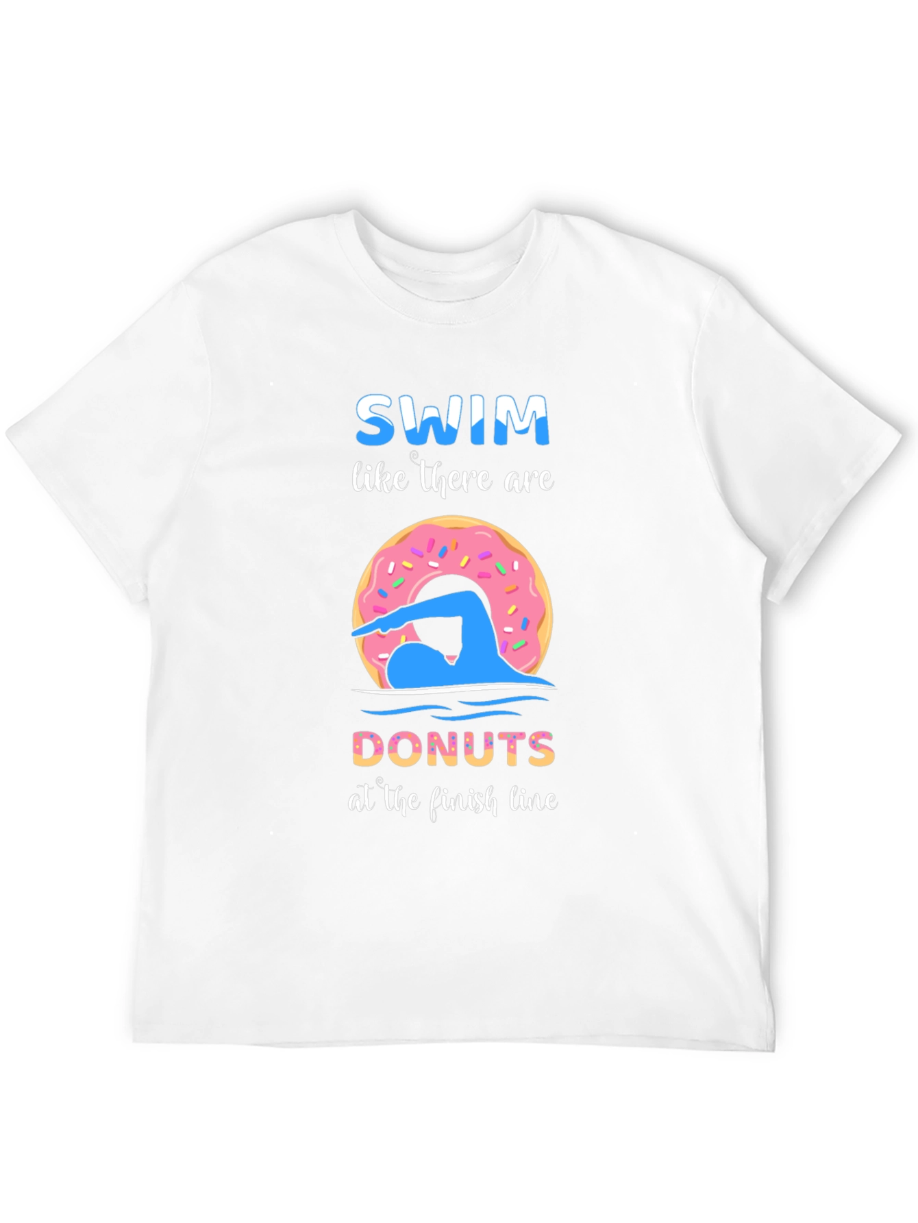 Swim for Donuts Graphic T-Shirt