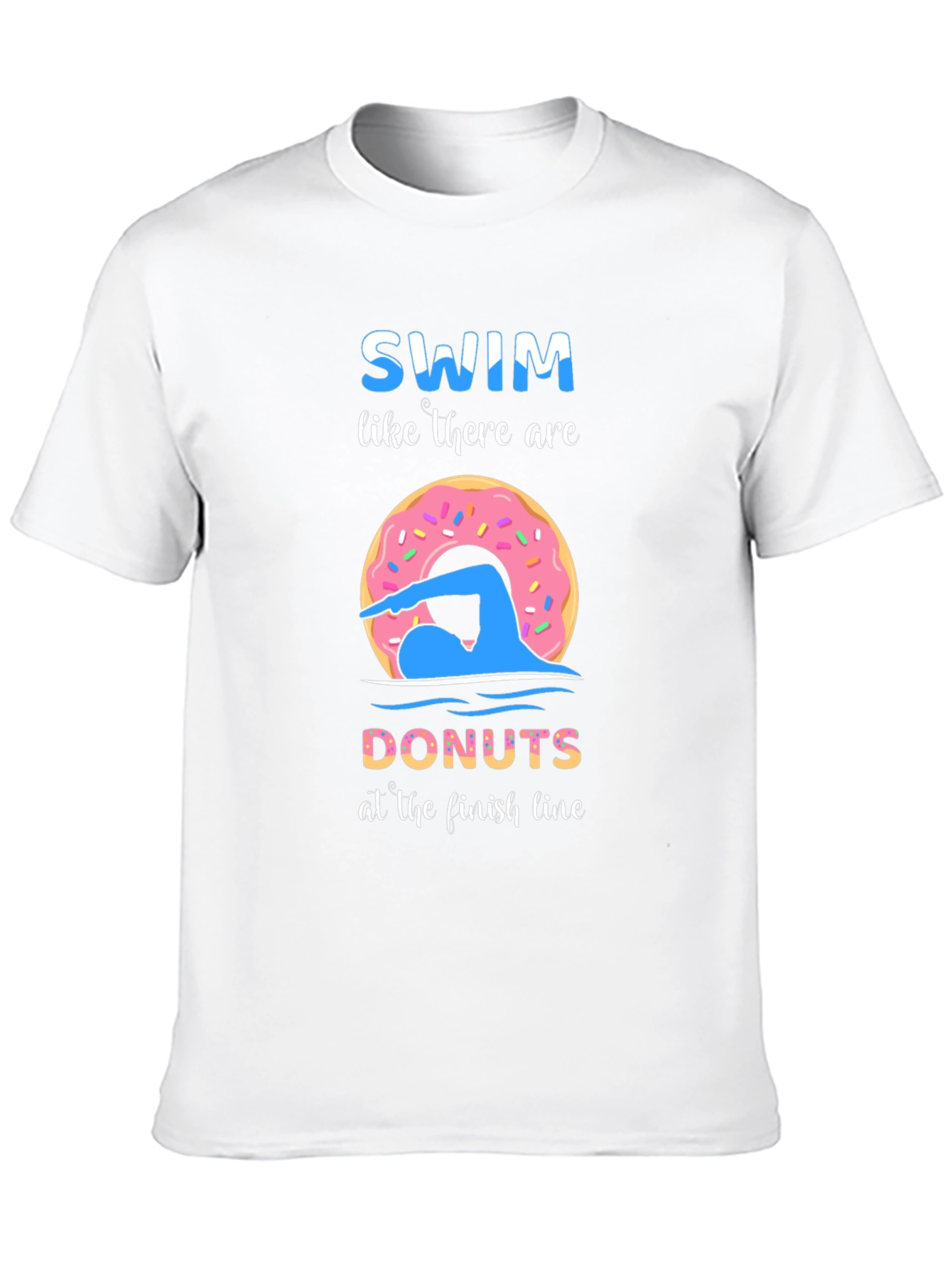 Swim for Donuts Graphic T-Shirt