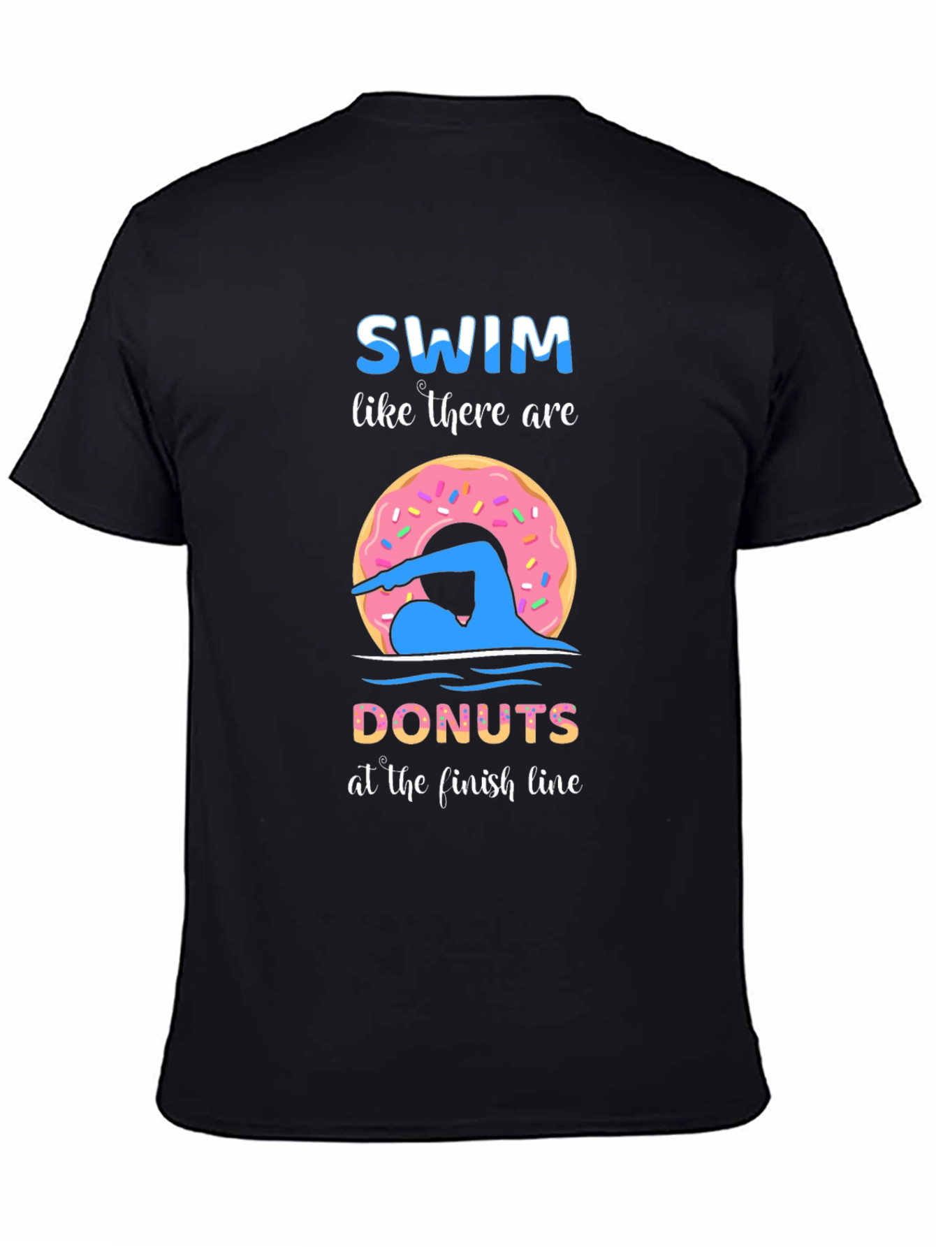 Swim for Donuts Graphic T-Shirt