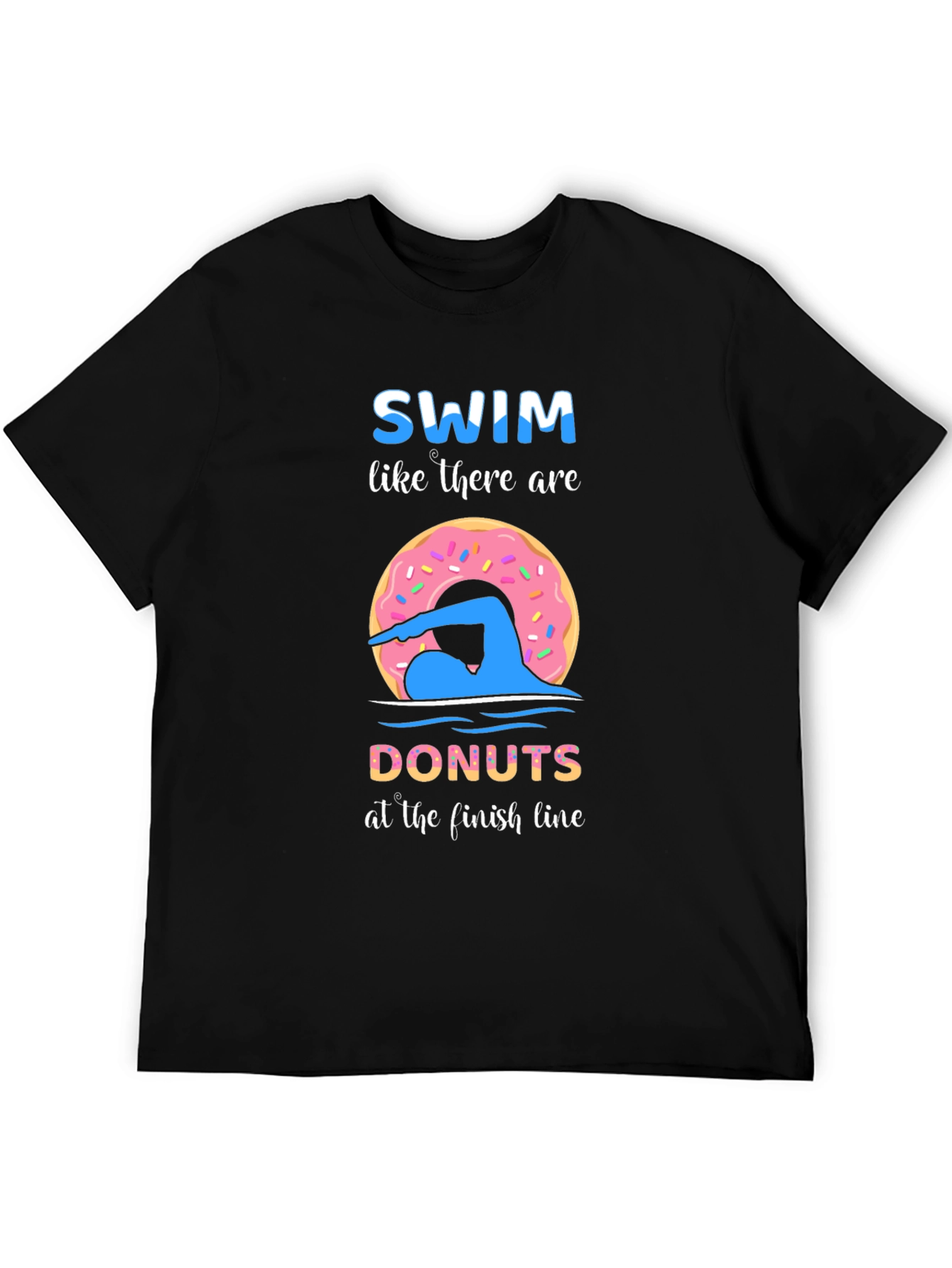 Swim for Donuts Graphic T-Shirt