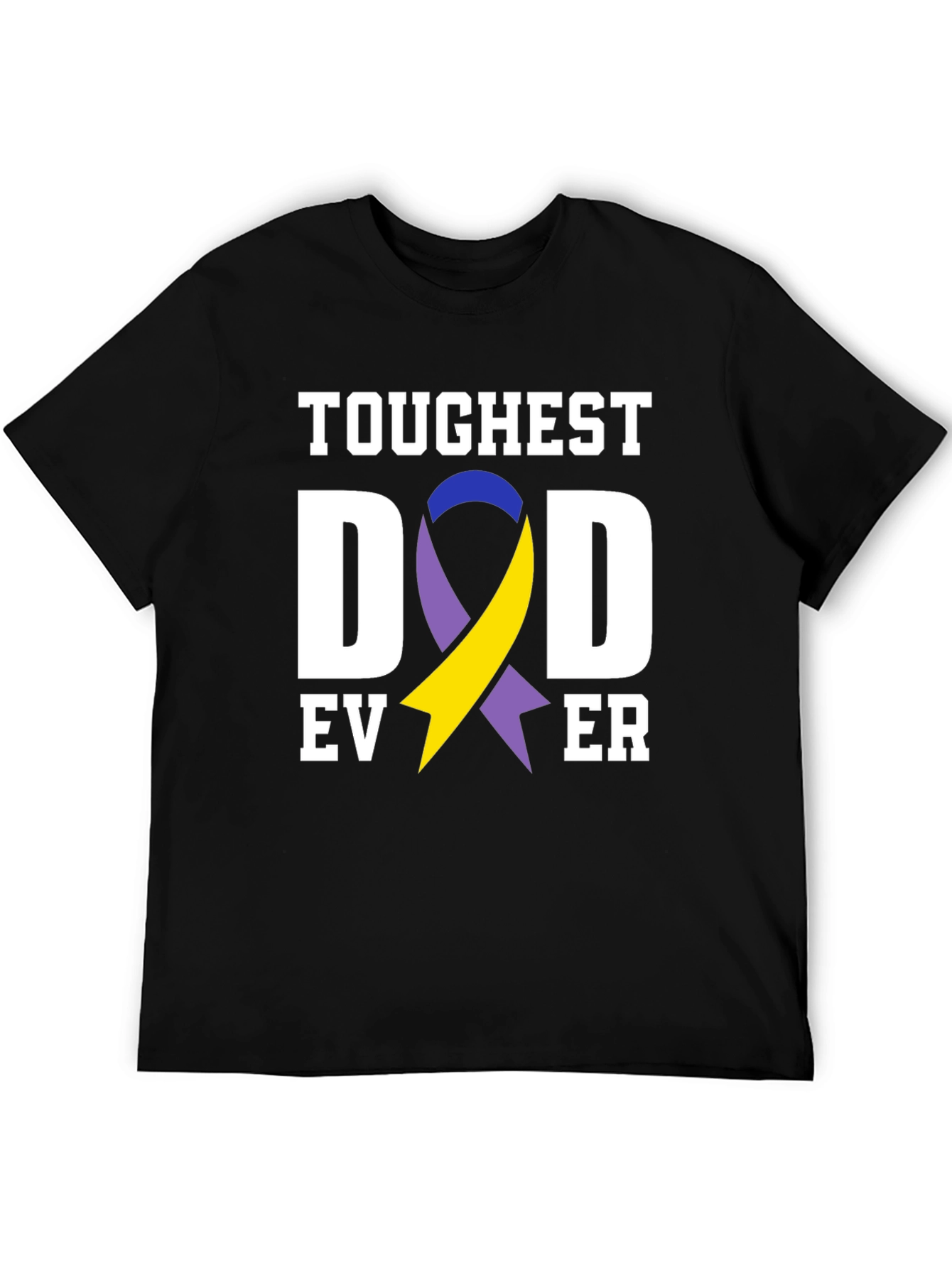 Toughest Dad Ever T-Shirt Down Syndrome Awareness