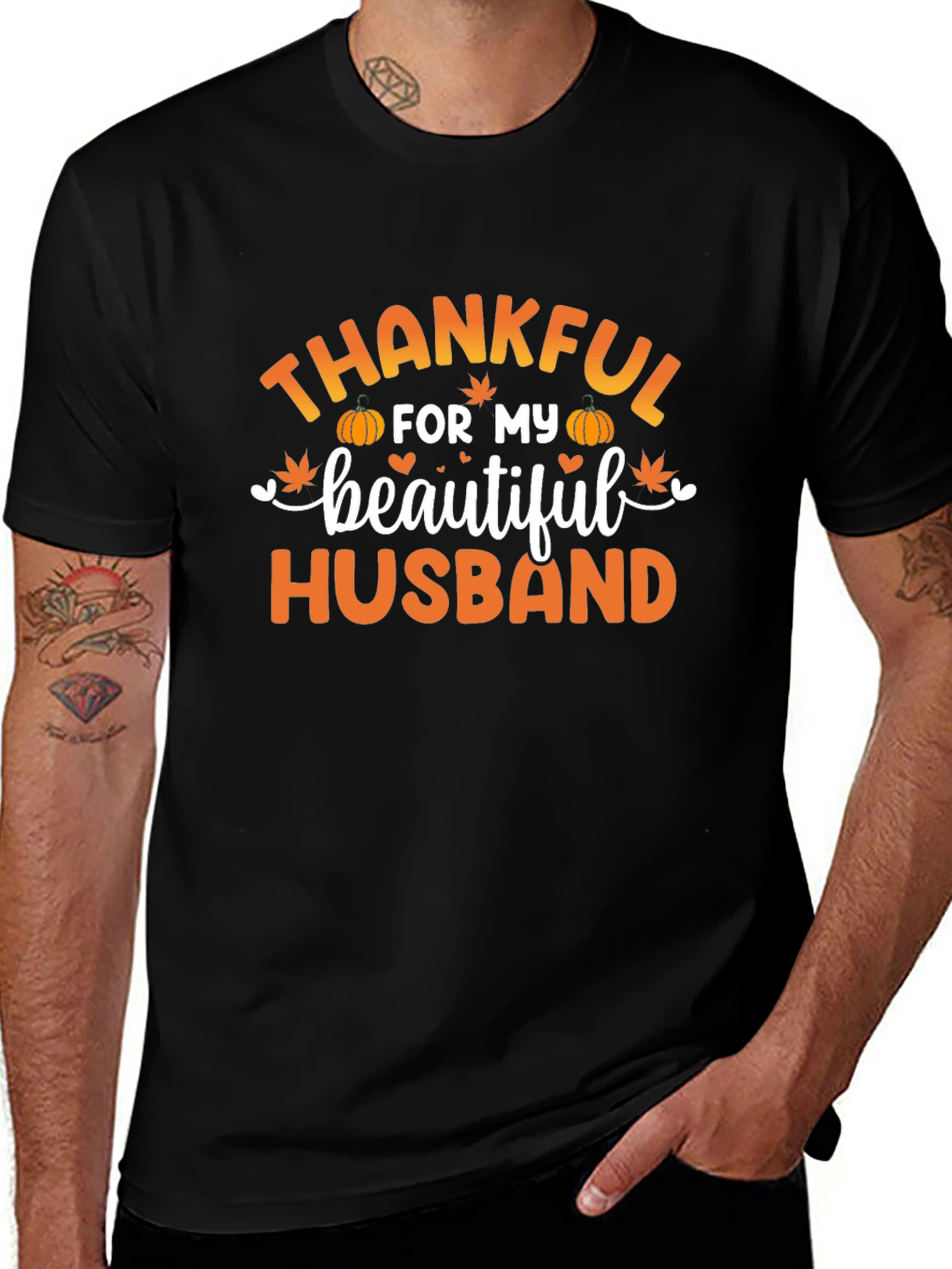 Thankful for My Beautiful Husband T-Shirt