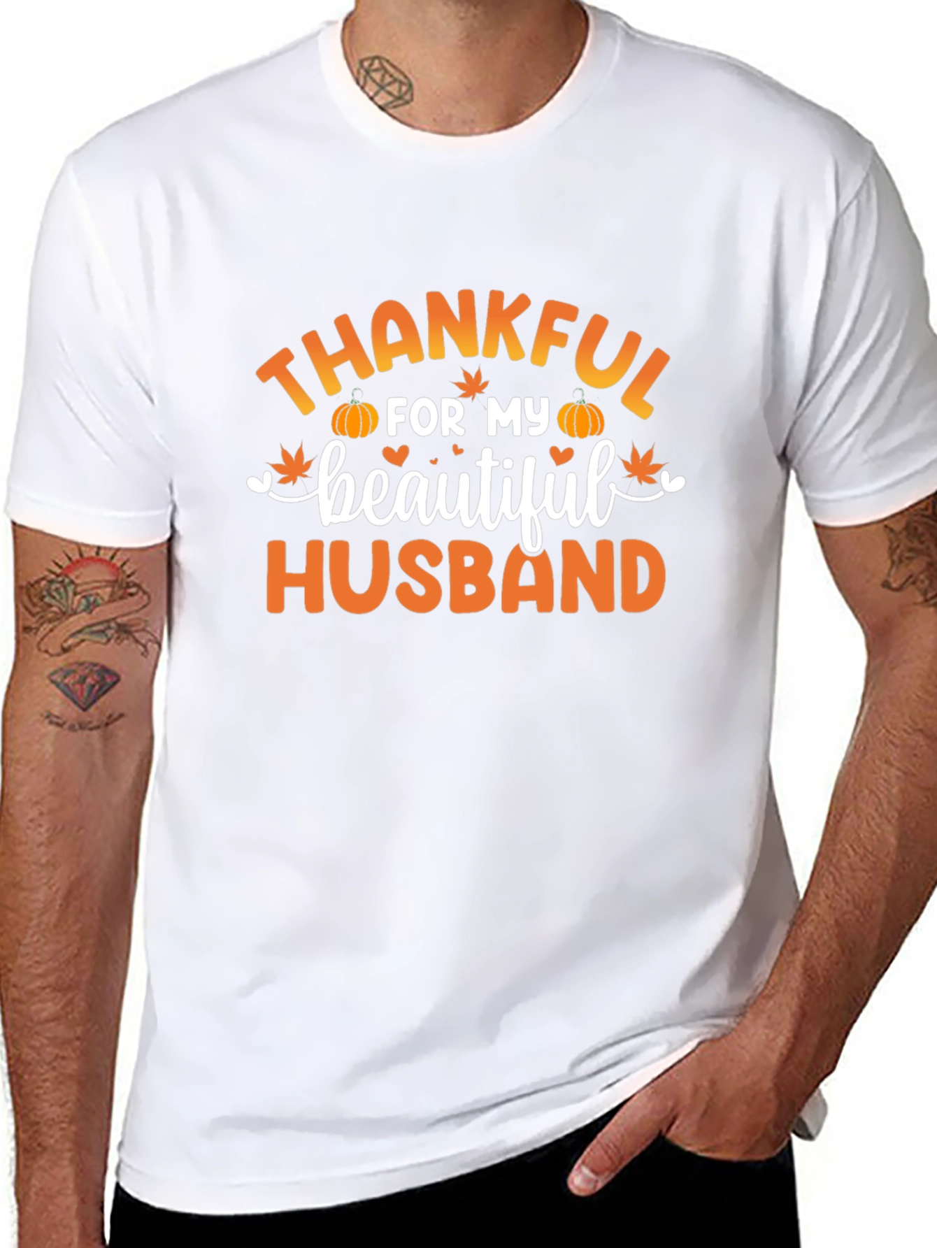Thankful for My Beautiful Husband T-Shirt