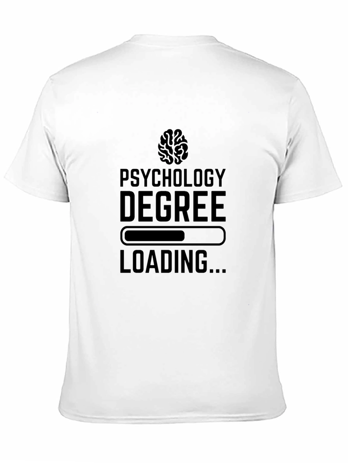 Psychology Degree Loading Black T-Shirt