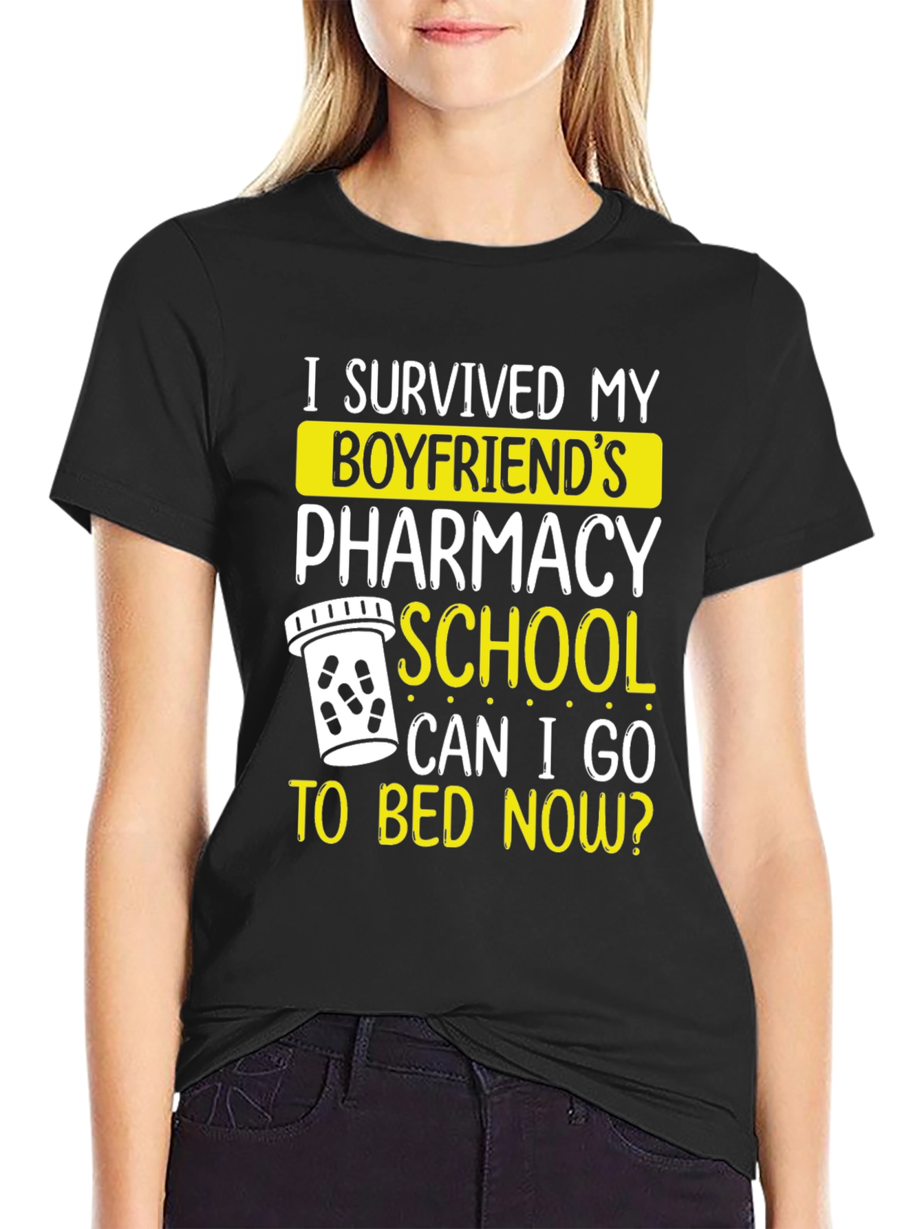 Boyfriends Pharmacy School Survivor Graphic Tee