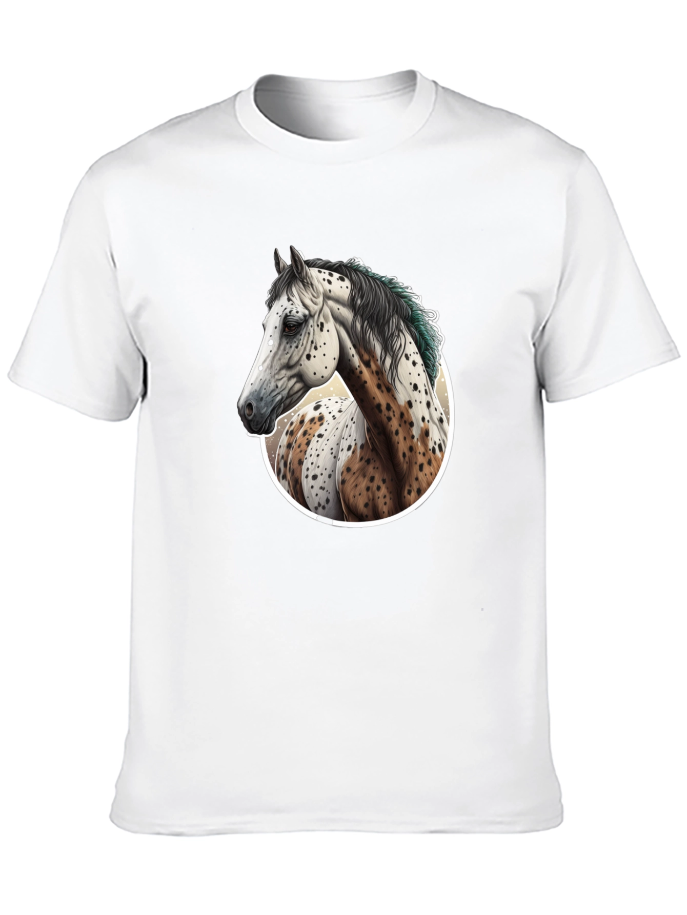 Horse Portrait Graphic Tee - Unique Style