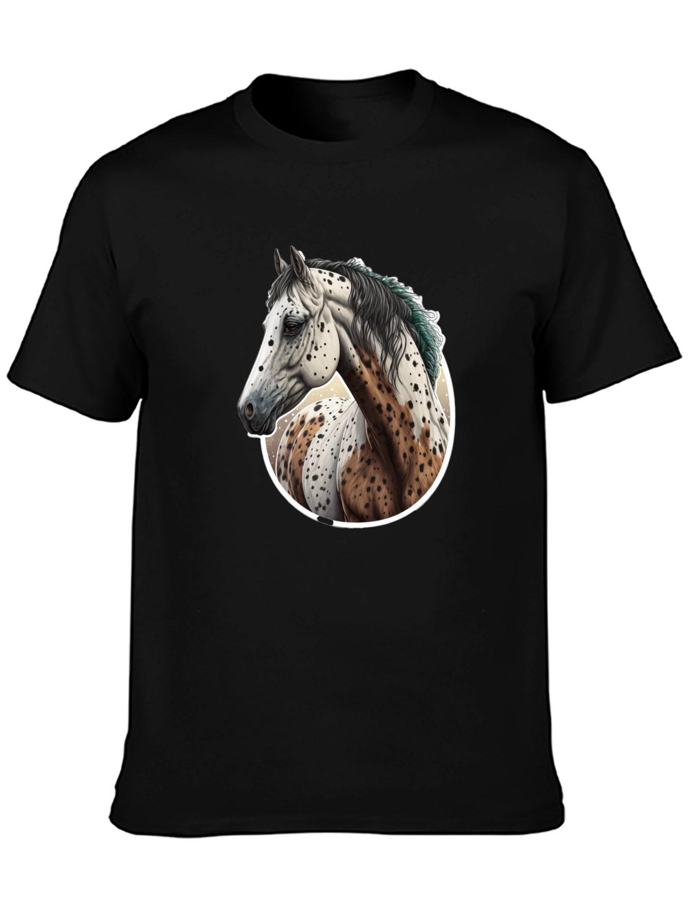 Horse Portrait Graphic Tee - Unique Style