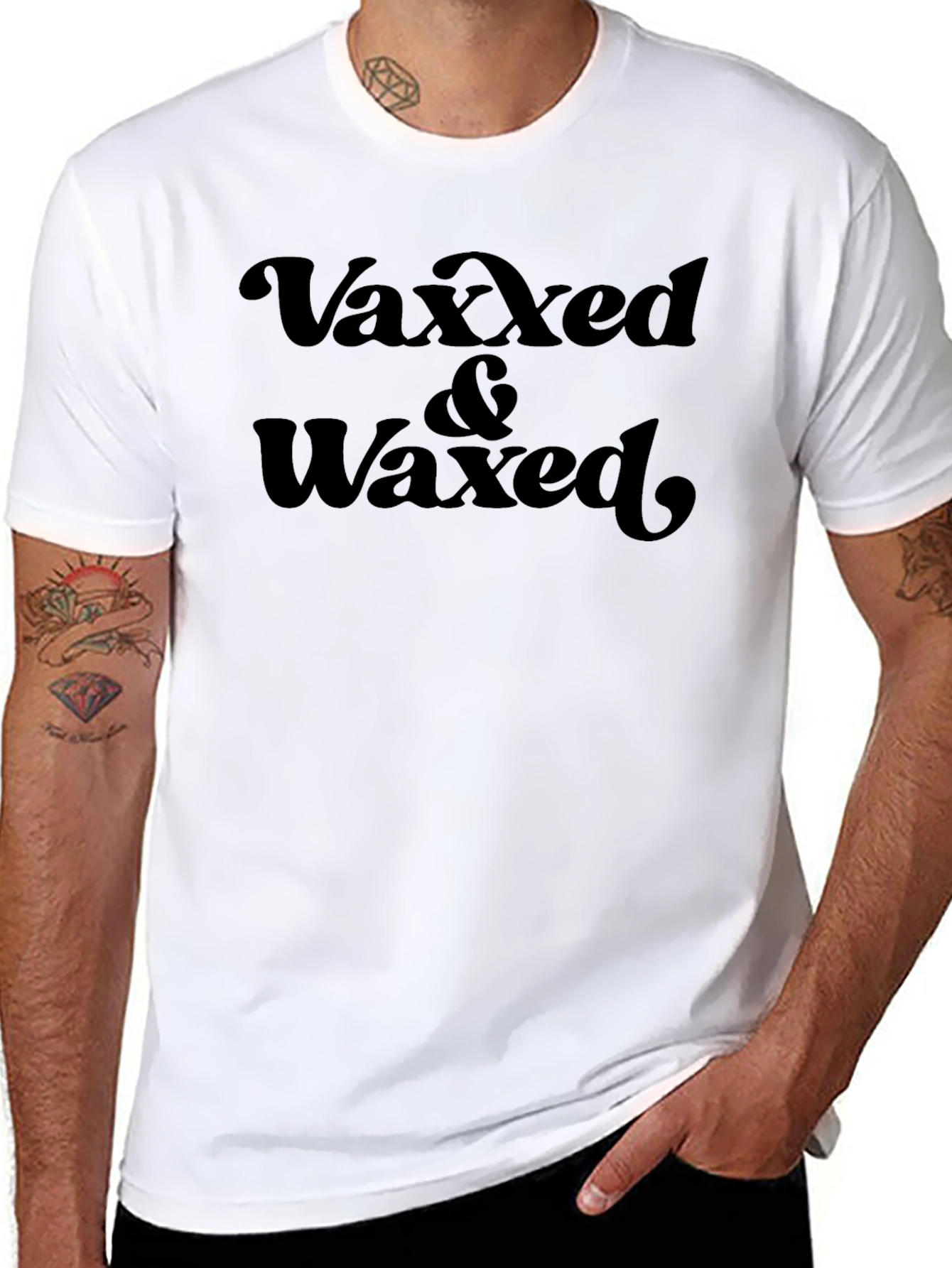 Vaxxed and Waxed Graphic Tee