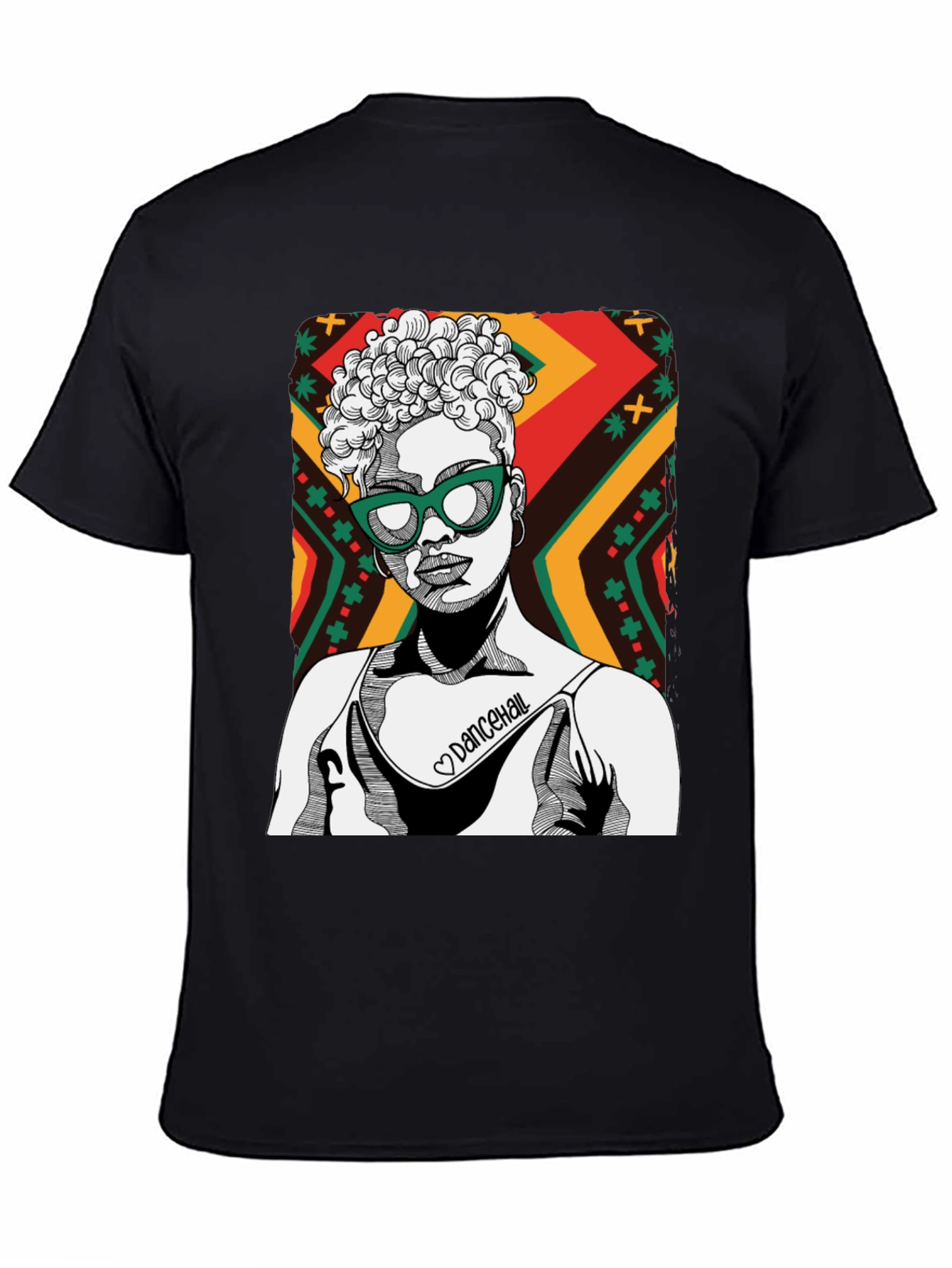 Dancehall Graphic Print Tee