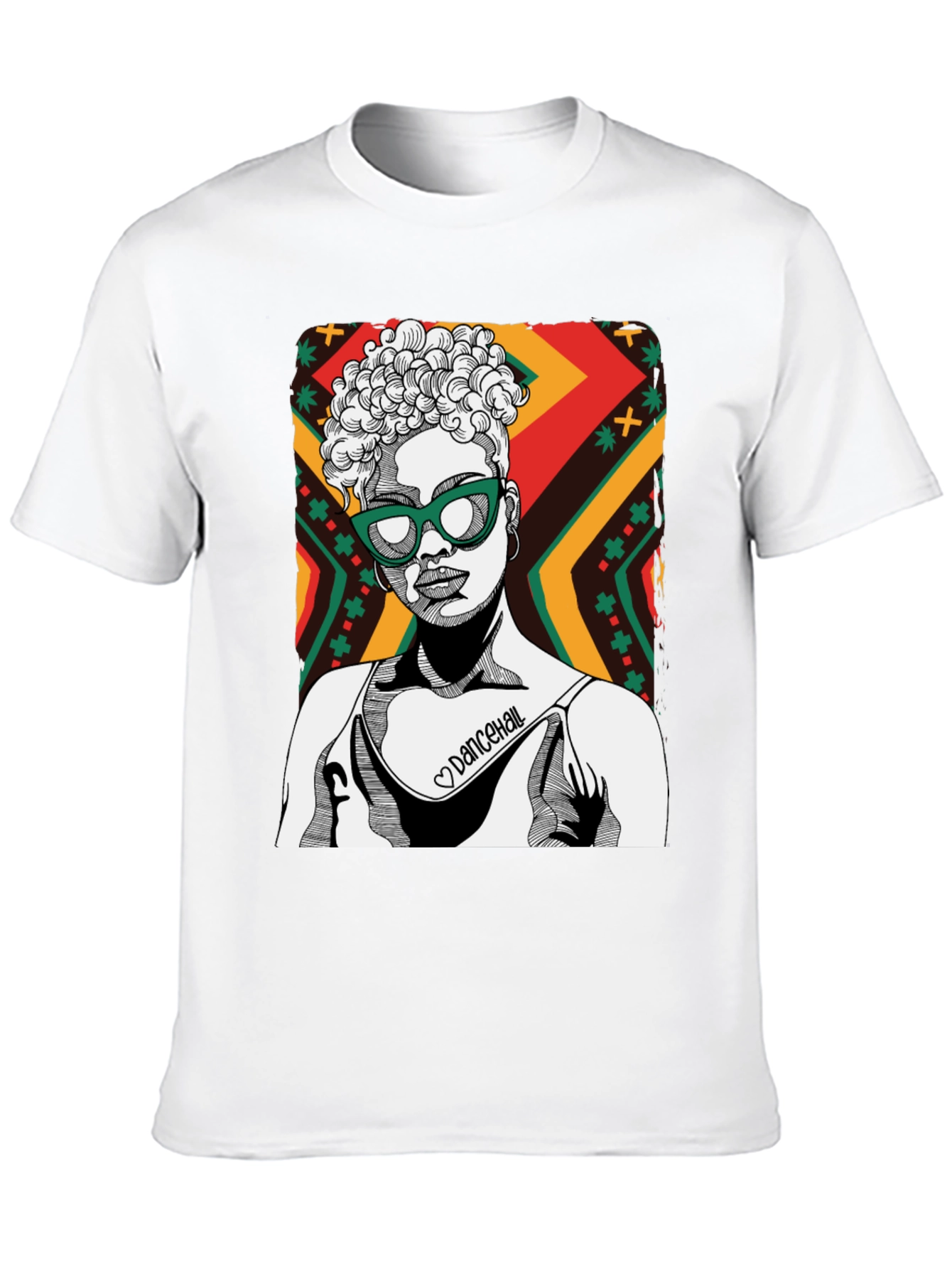 Dancehall Graphic Print Tee
