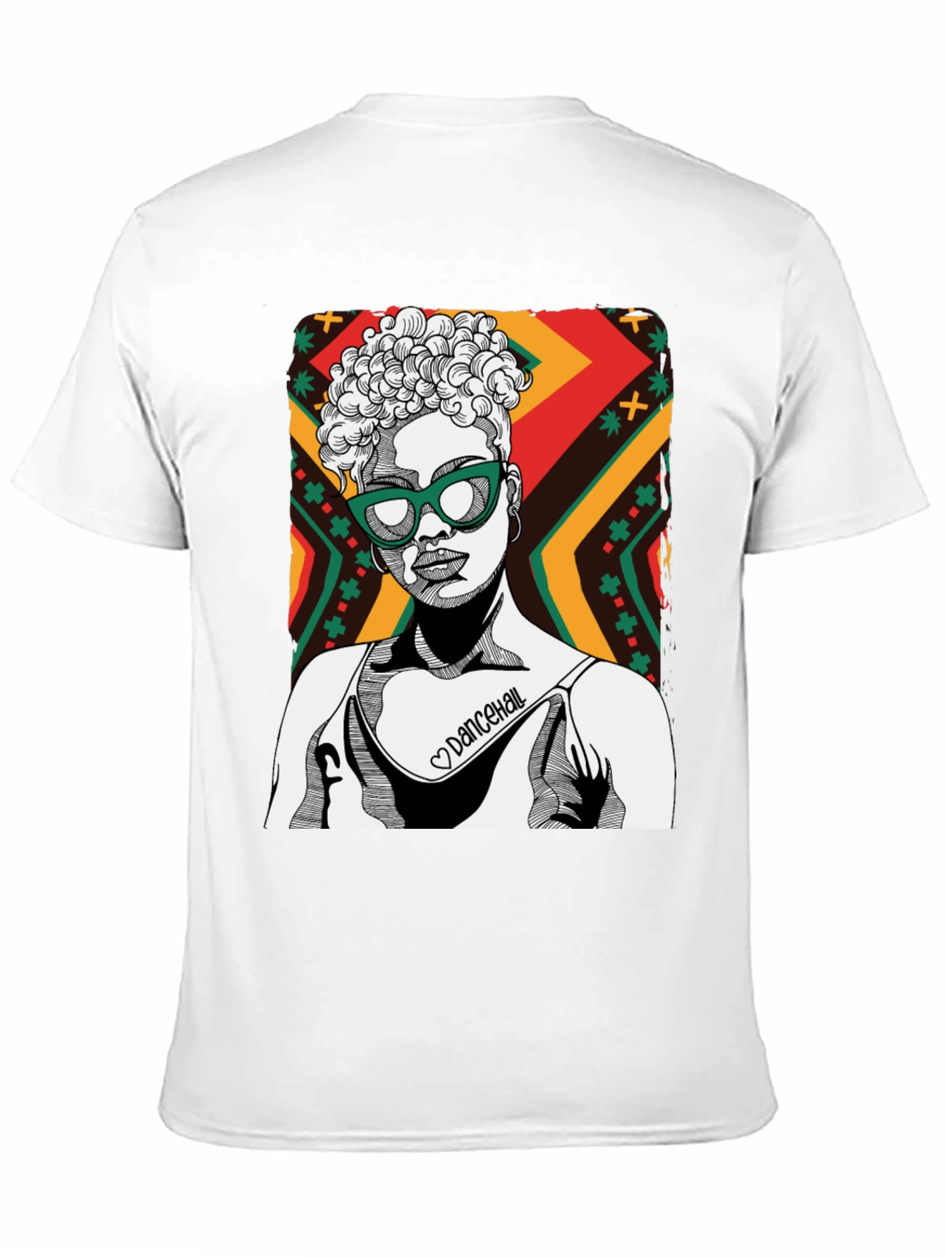 Dancehall Graphic Print Tee