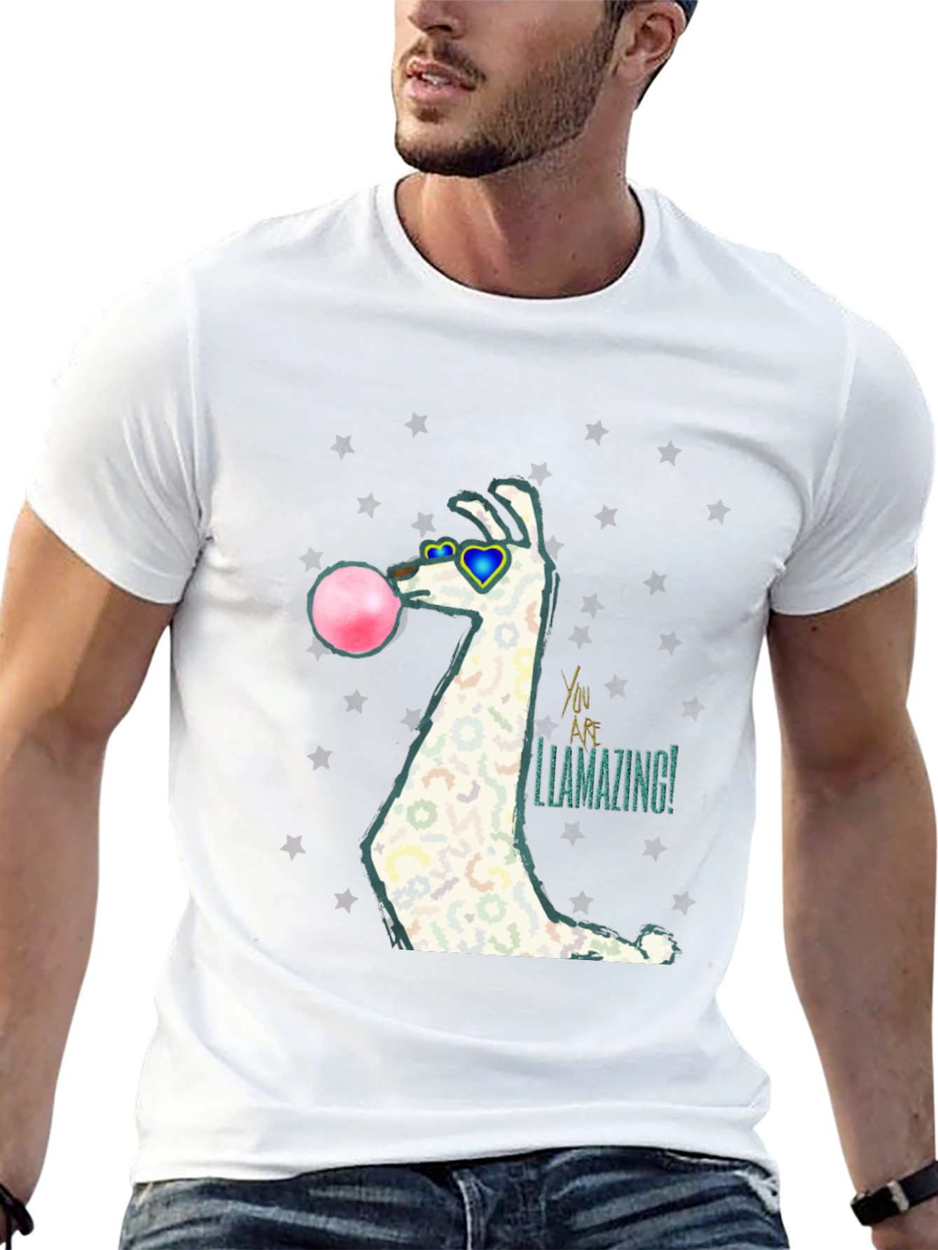 Llamazing Bubblegum Graphic Tee