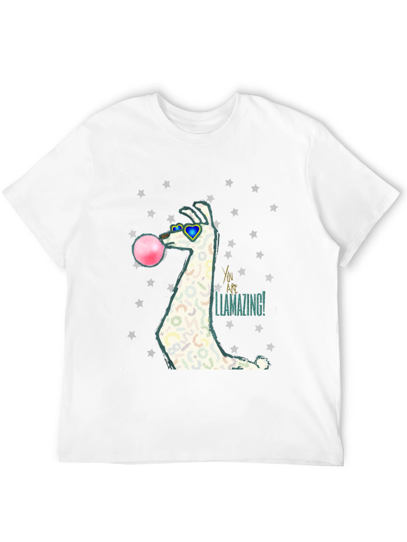 Llamazing Bubblegum Graphic Tee
