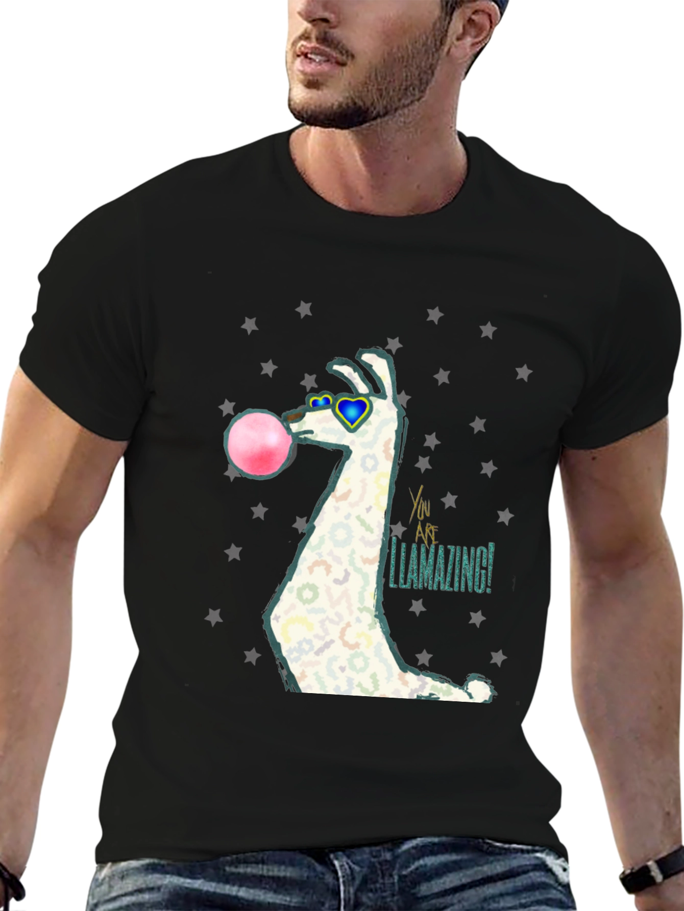 Llamazing Bubblegum Graphic Tee