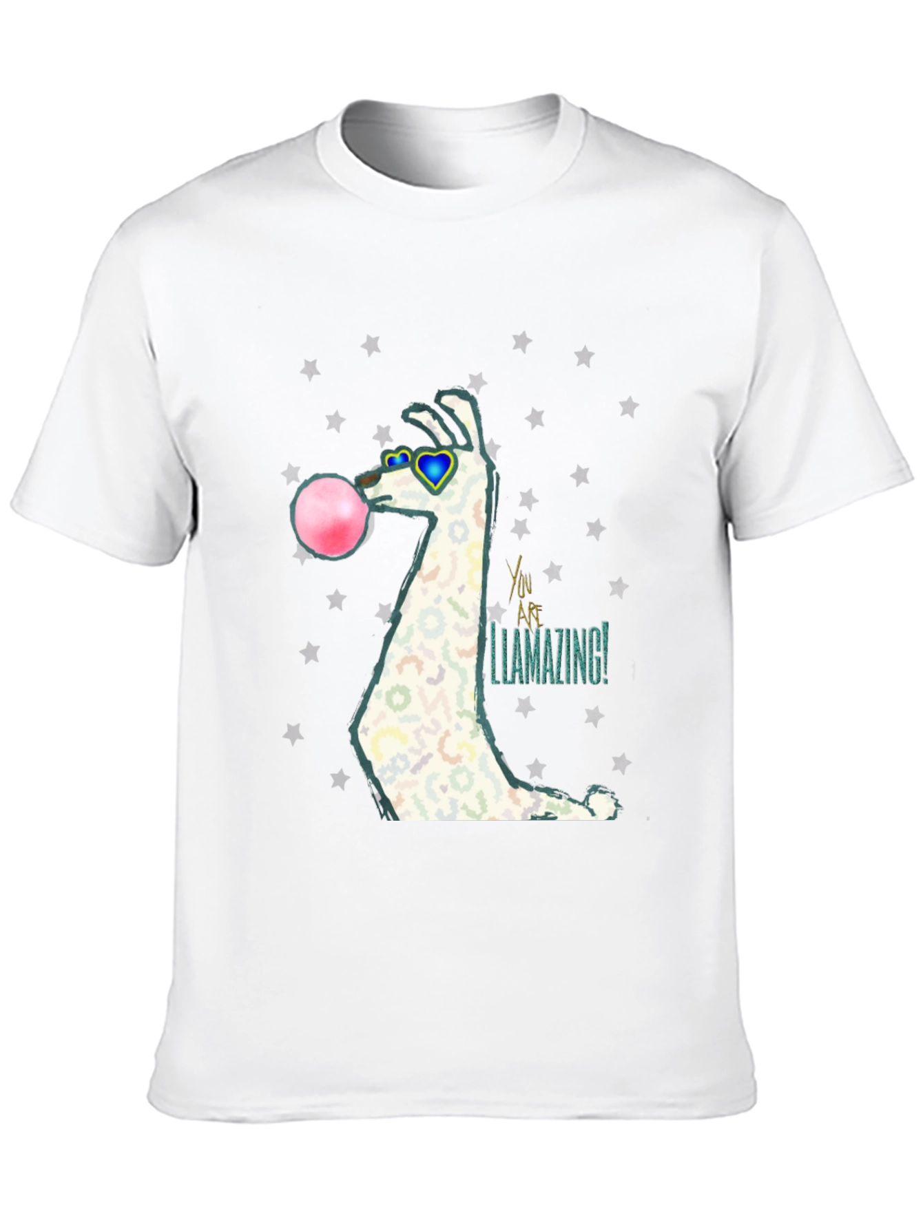 Llamazing Bubblegum Graphic Tee