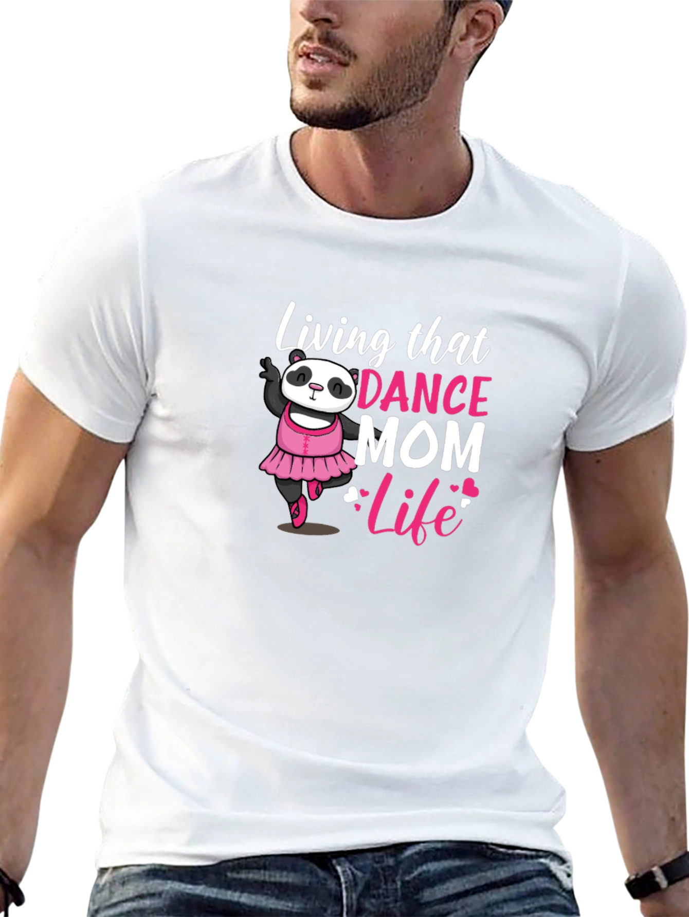 Dance Mom Life Panda Bear T-Shirt