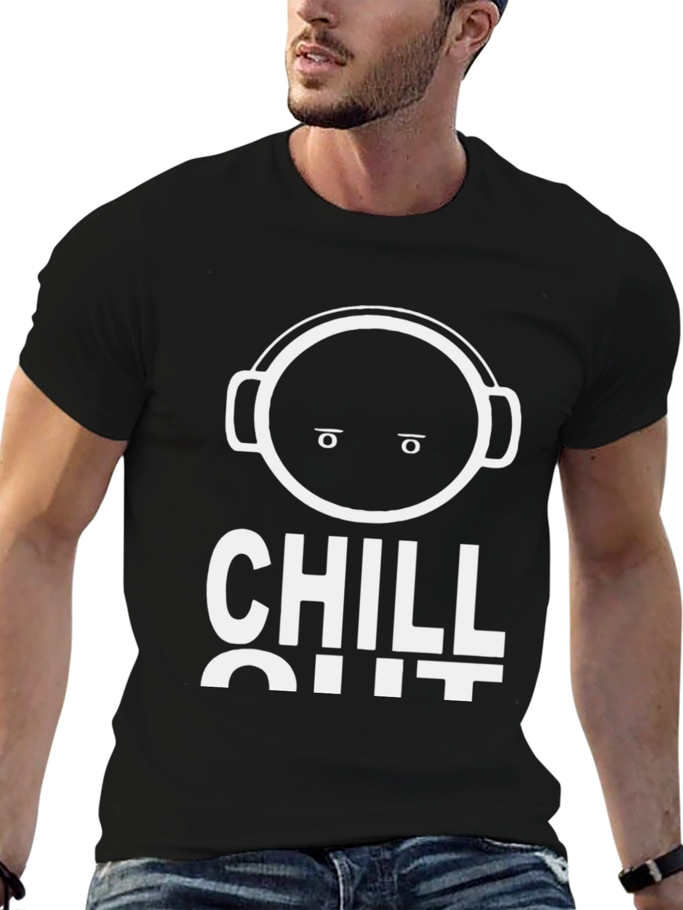Chill Out Graphic Tee - Relaxed Style