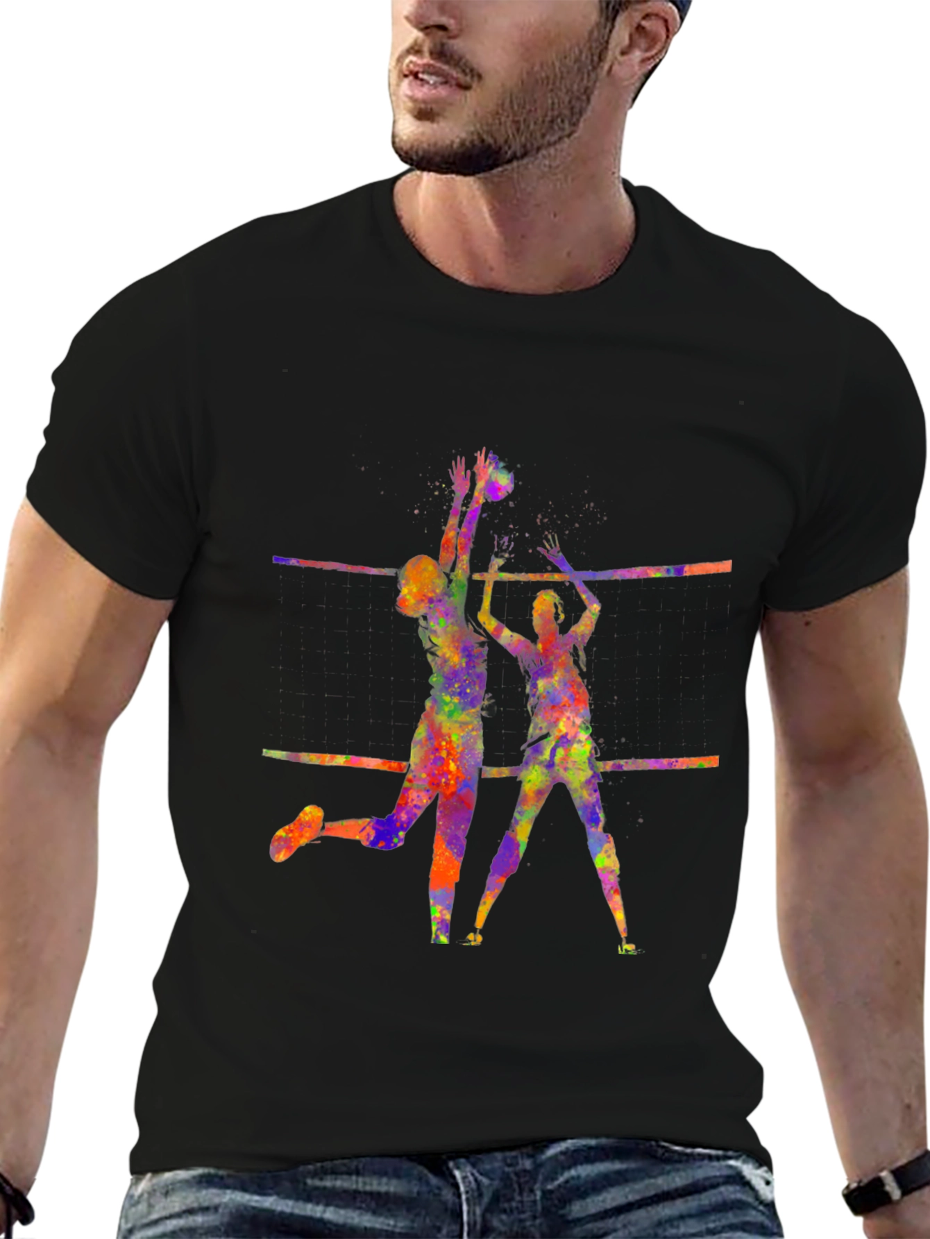 Volleyball Watercolor T-Shirt
