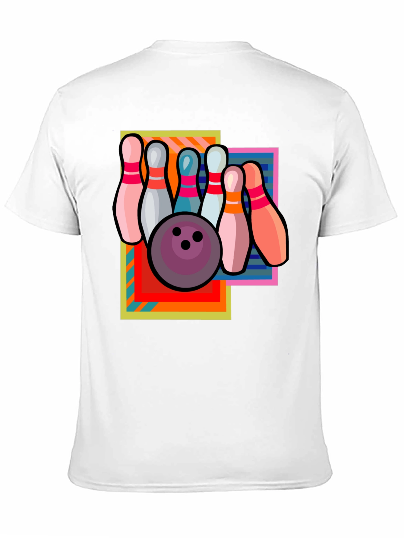 Retro Bowling T-Shirt - Strike Design