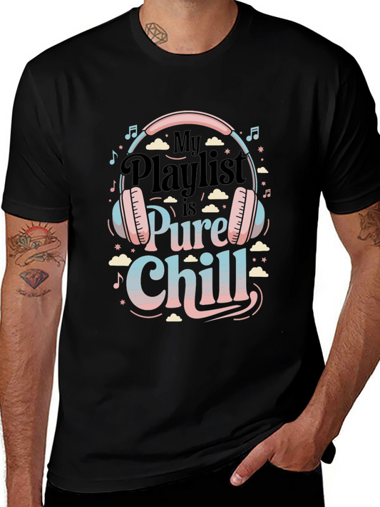 Pure Chill Playlist Graphic Tee - Relaxed Fit
