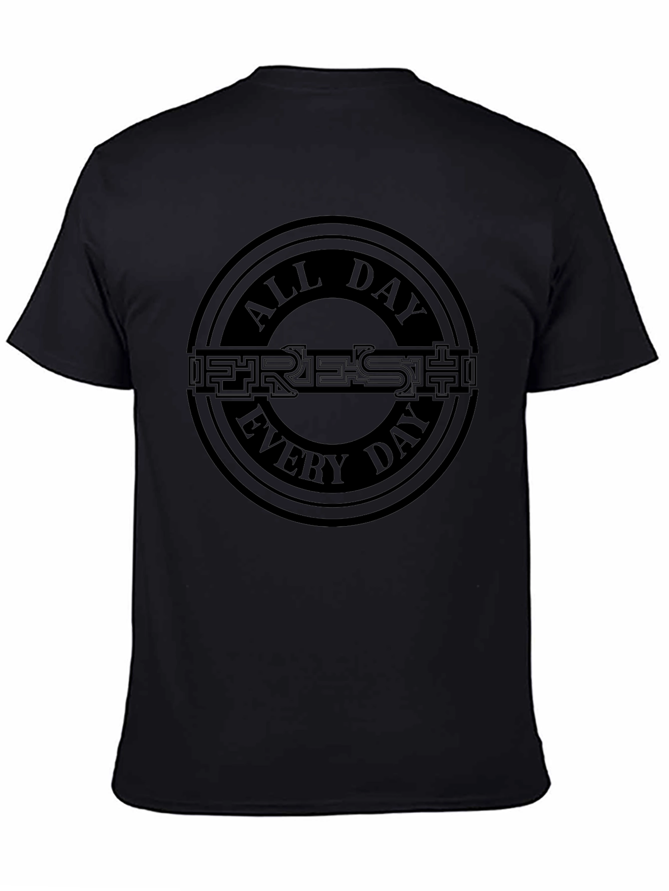 All Day Fresh Every Day Black T-Shirt