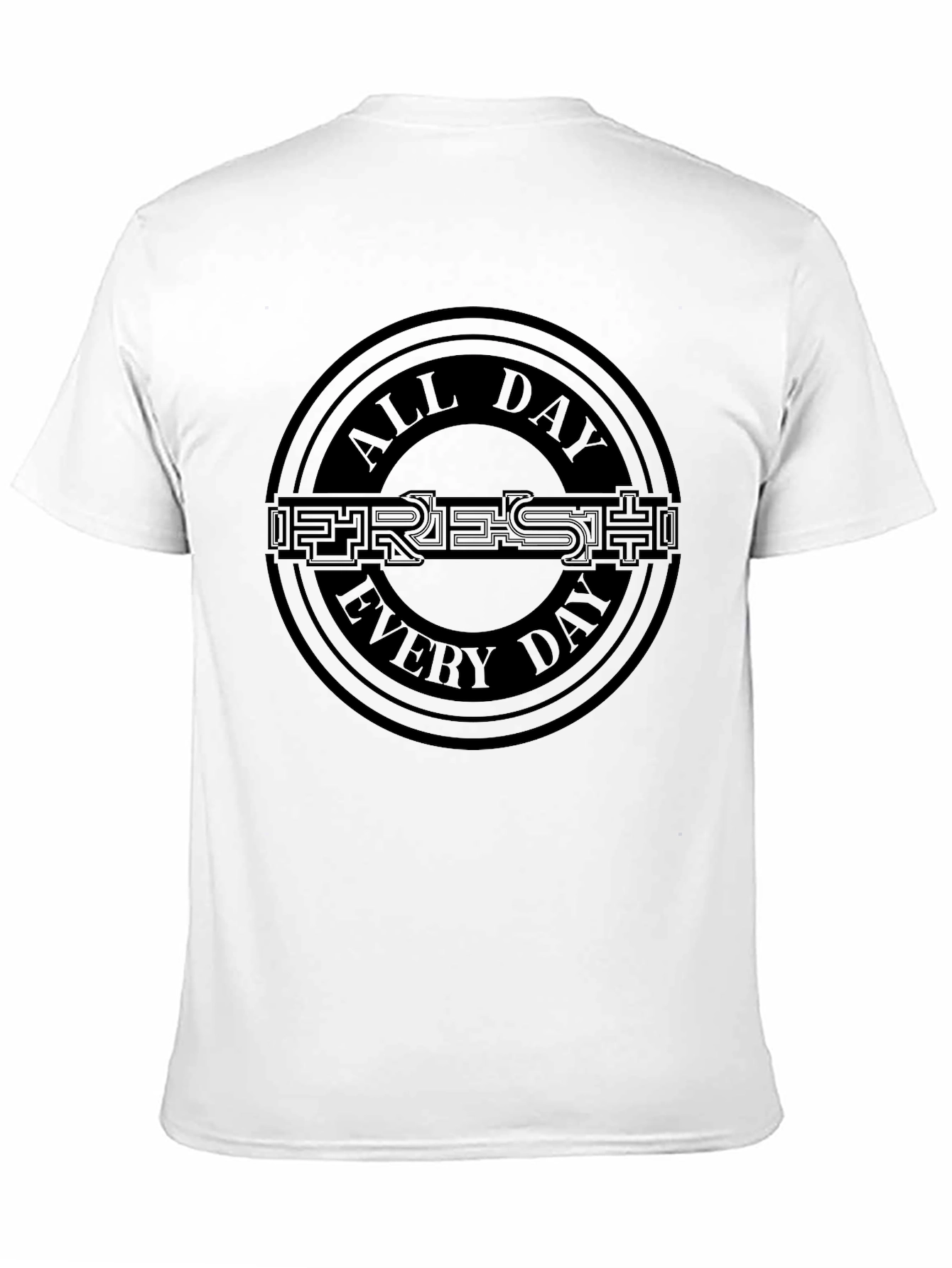 All Day Fresh Every Day Black T-Shirt