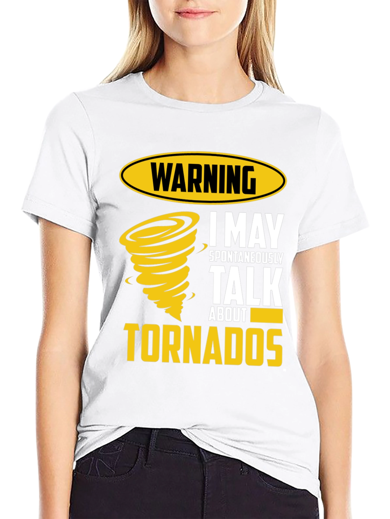 Warning Tornadoes Mens Graphic Tee