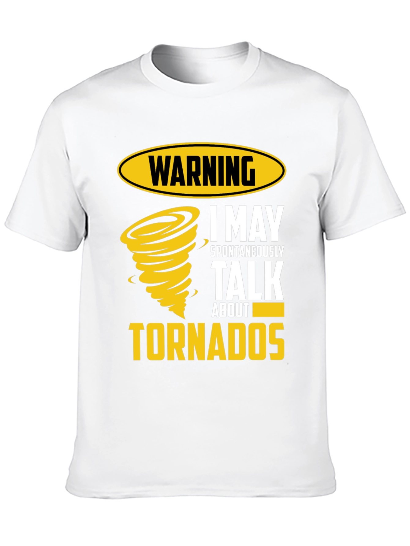 Warning Tornadoes Mens Graphic Tee