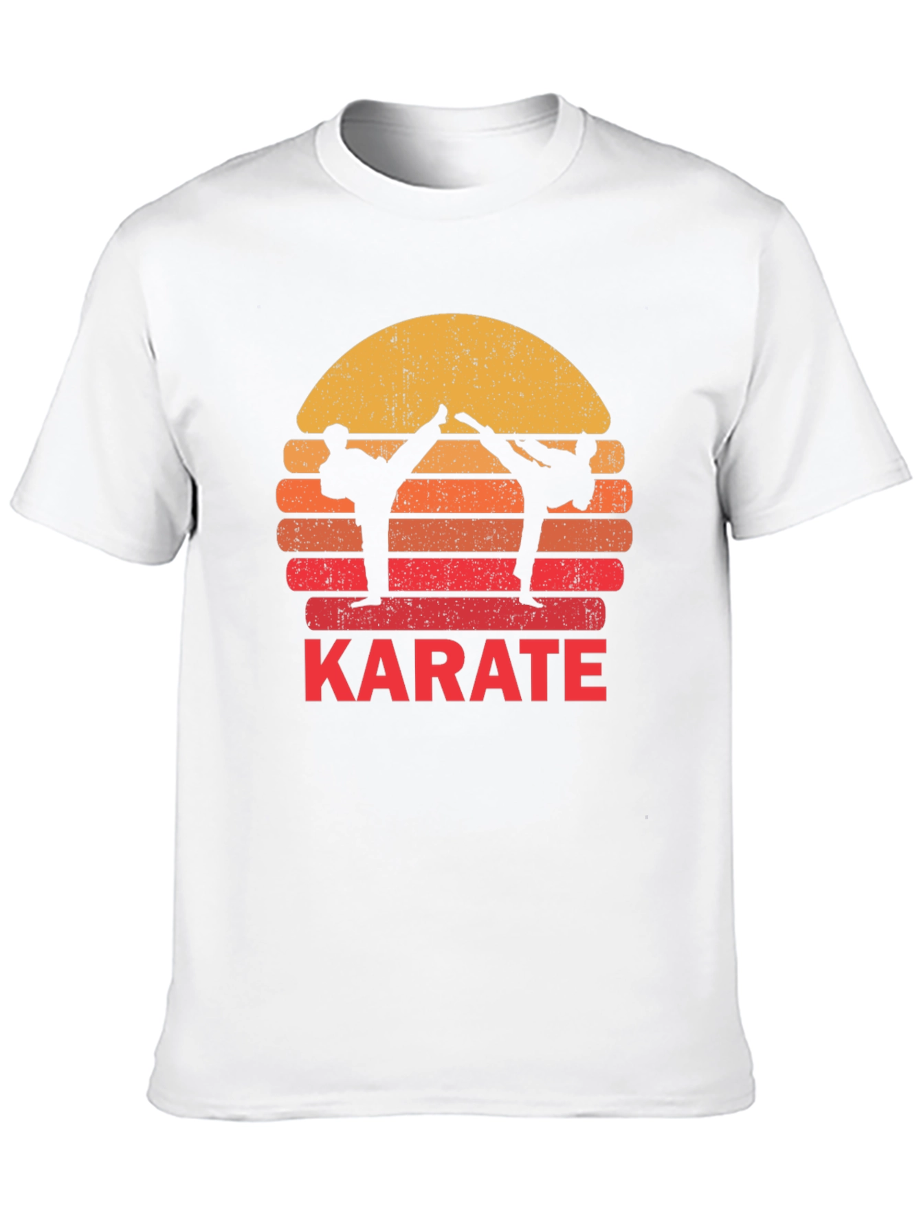 Karate Sunset Graphic Tee - Martial Arts T-Shirt