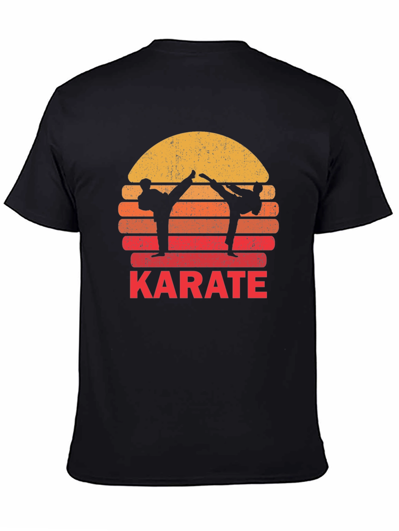 Karate Sunset Graphic Tee - Martial Arts T-Shirt