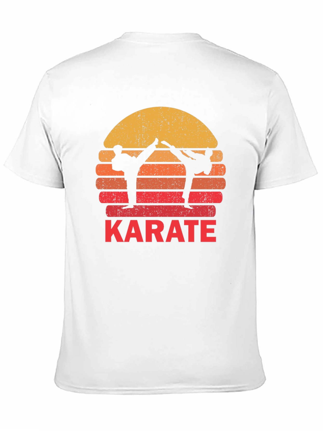Karate Sunset Graphic Tee - Martial Arts T-Shirt