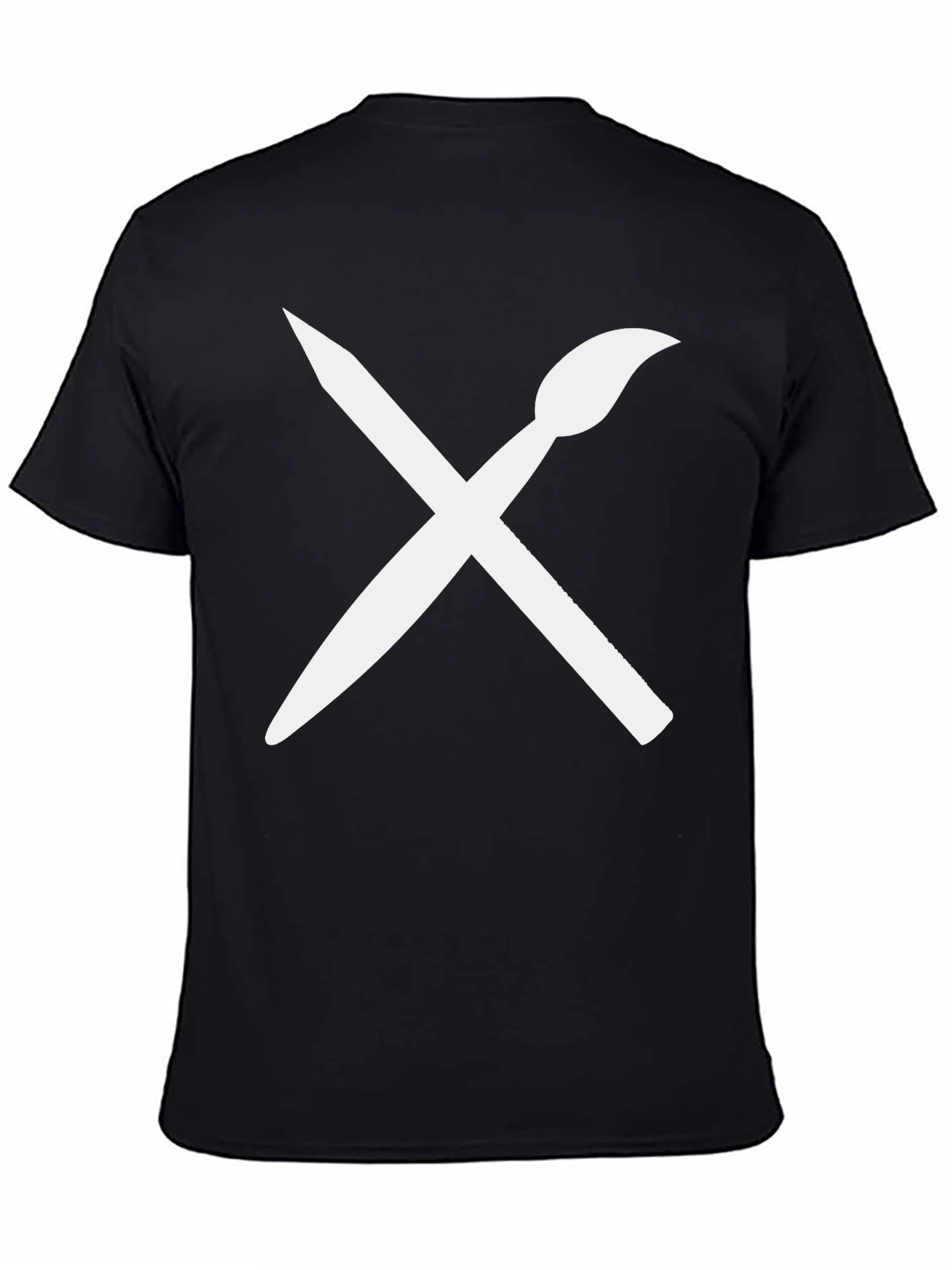 Artists Tee: Brush & Pencil Graphic T-Shirt