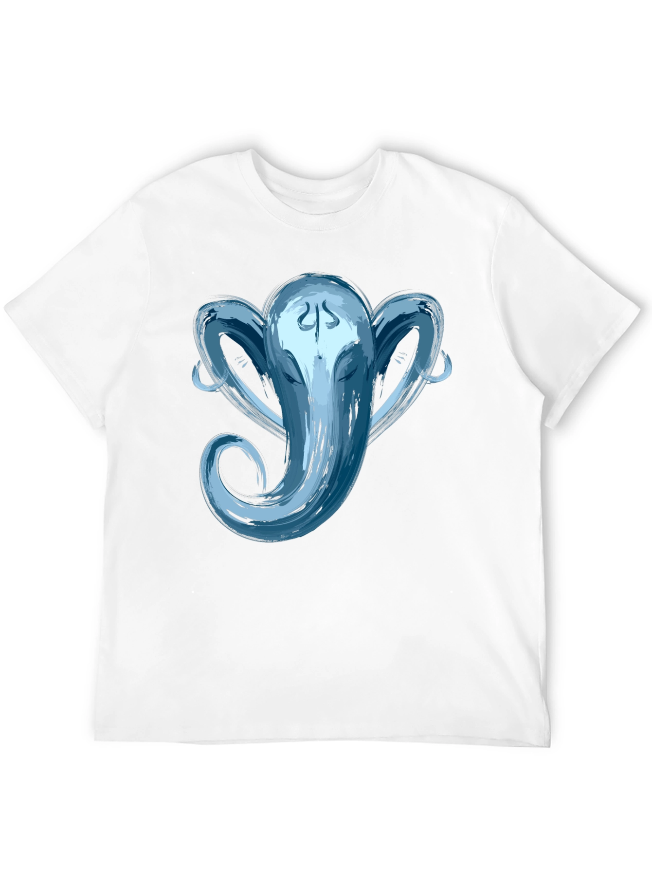 Ganesha Graphic Tee - Brushstroke Design