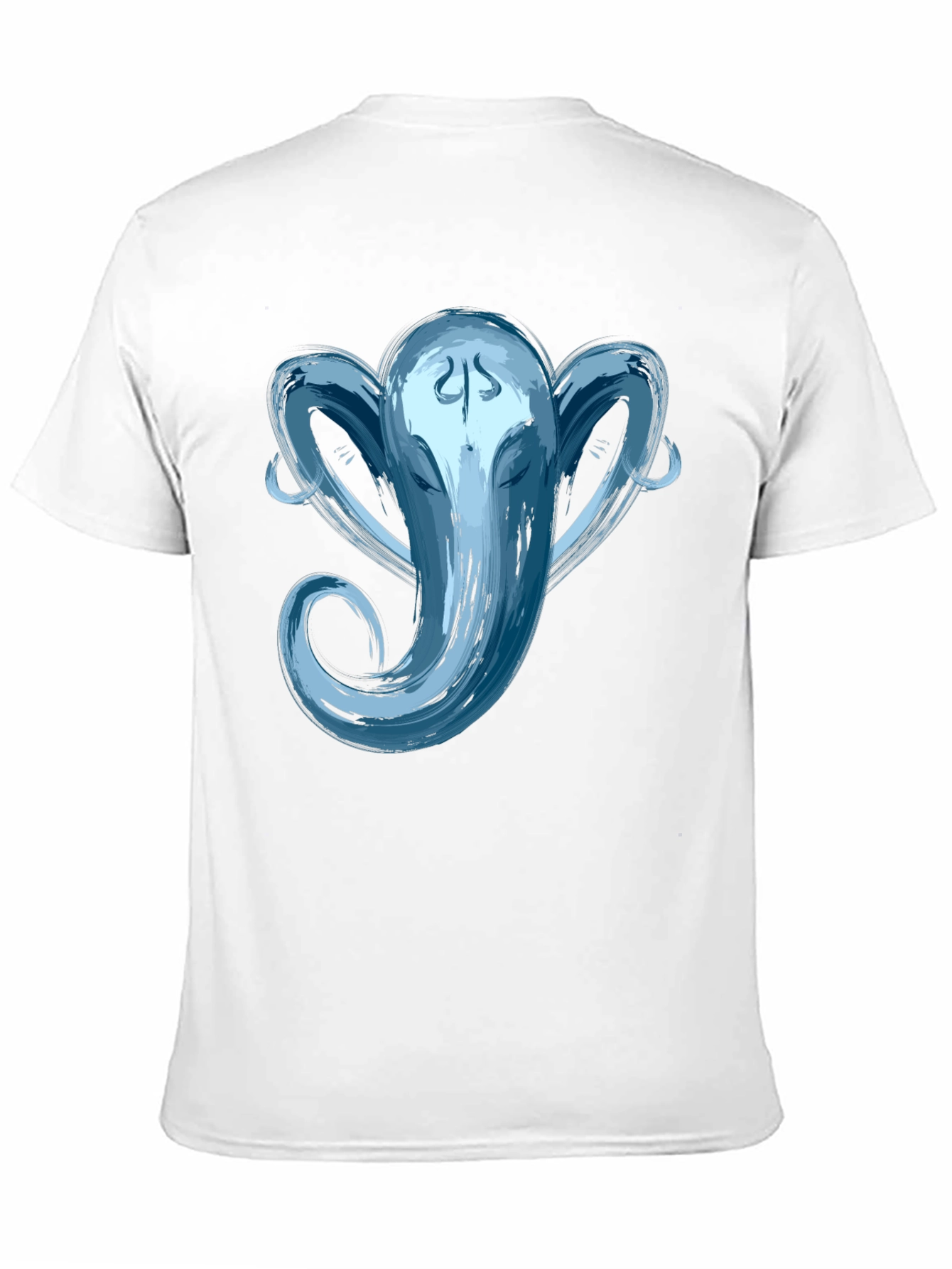 Ganesha Graphic Tee - Brushstroke Design