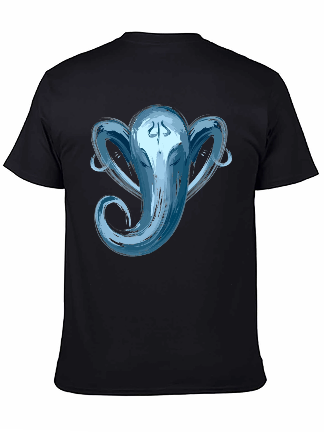 Ganesha Graphic Tee - Brushstroke Design