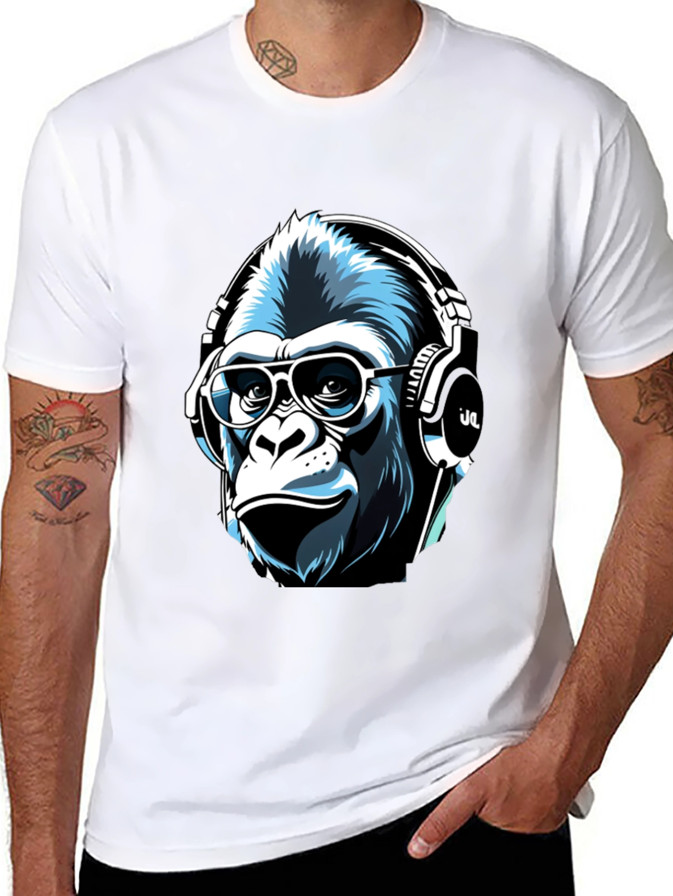 Cool Ape Graphic Tee - Mens Black T-Shirt
