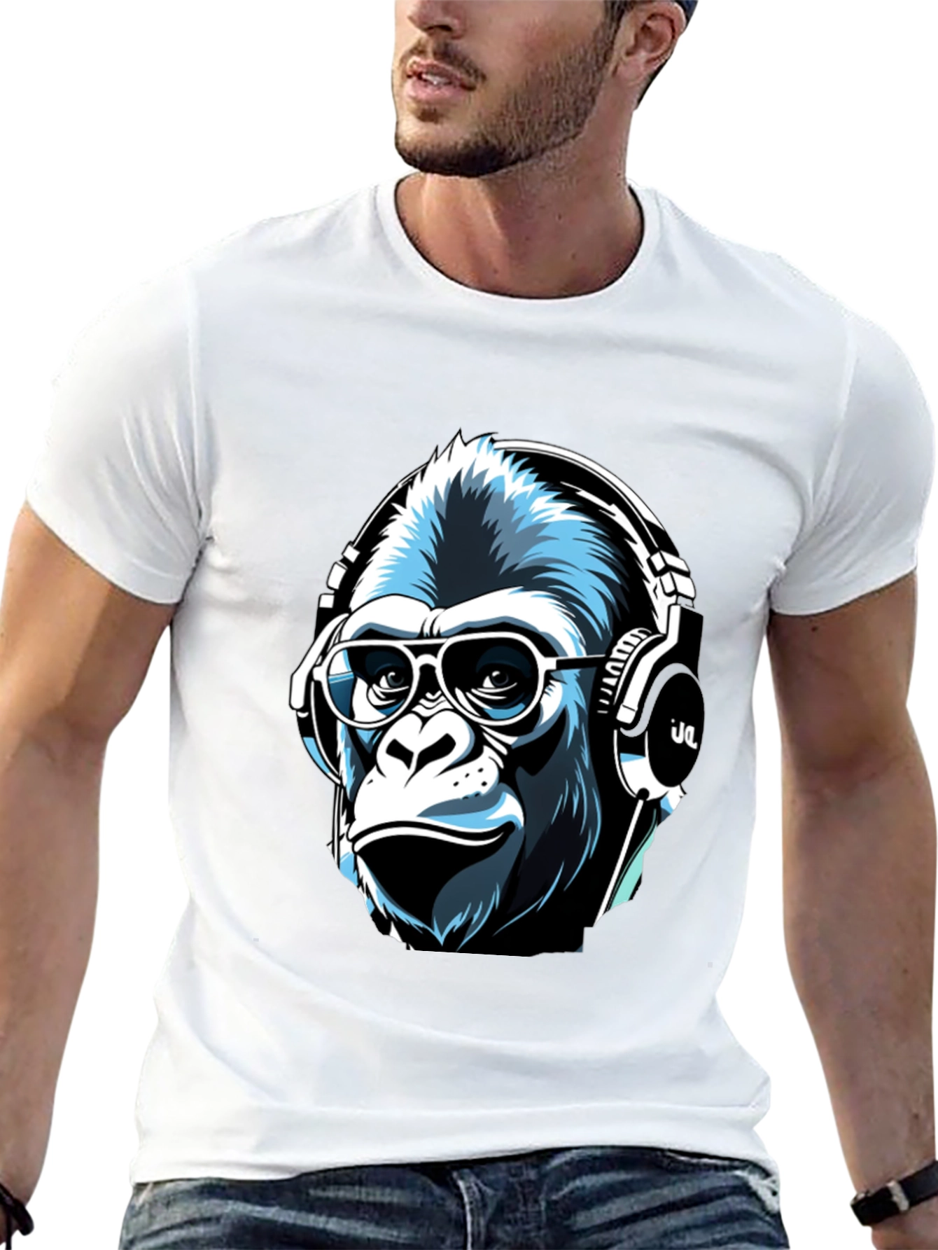 Cool Ape Graphic Tee - Mens Black T-Shirt
