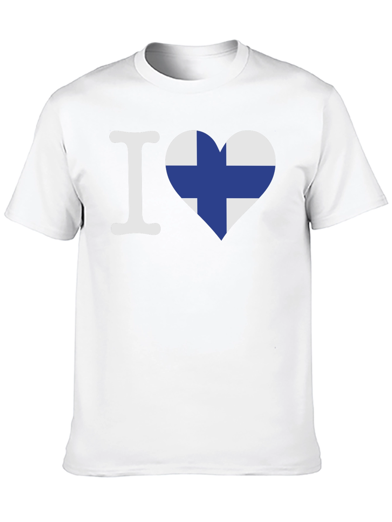 Finland Flag Heart T-Shirt