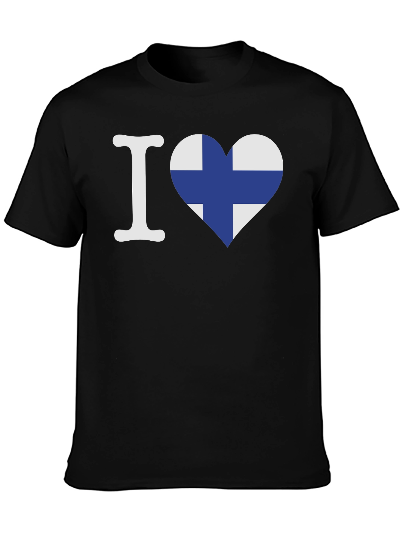 Finland Flag Heart T-Shirt