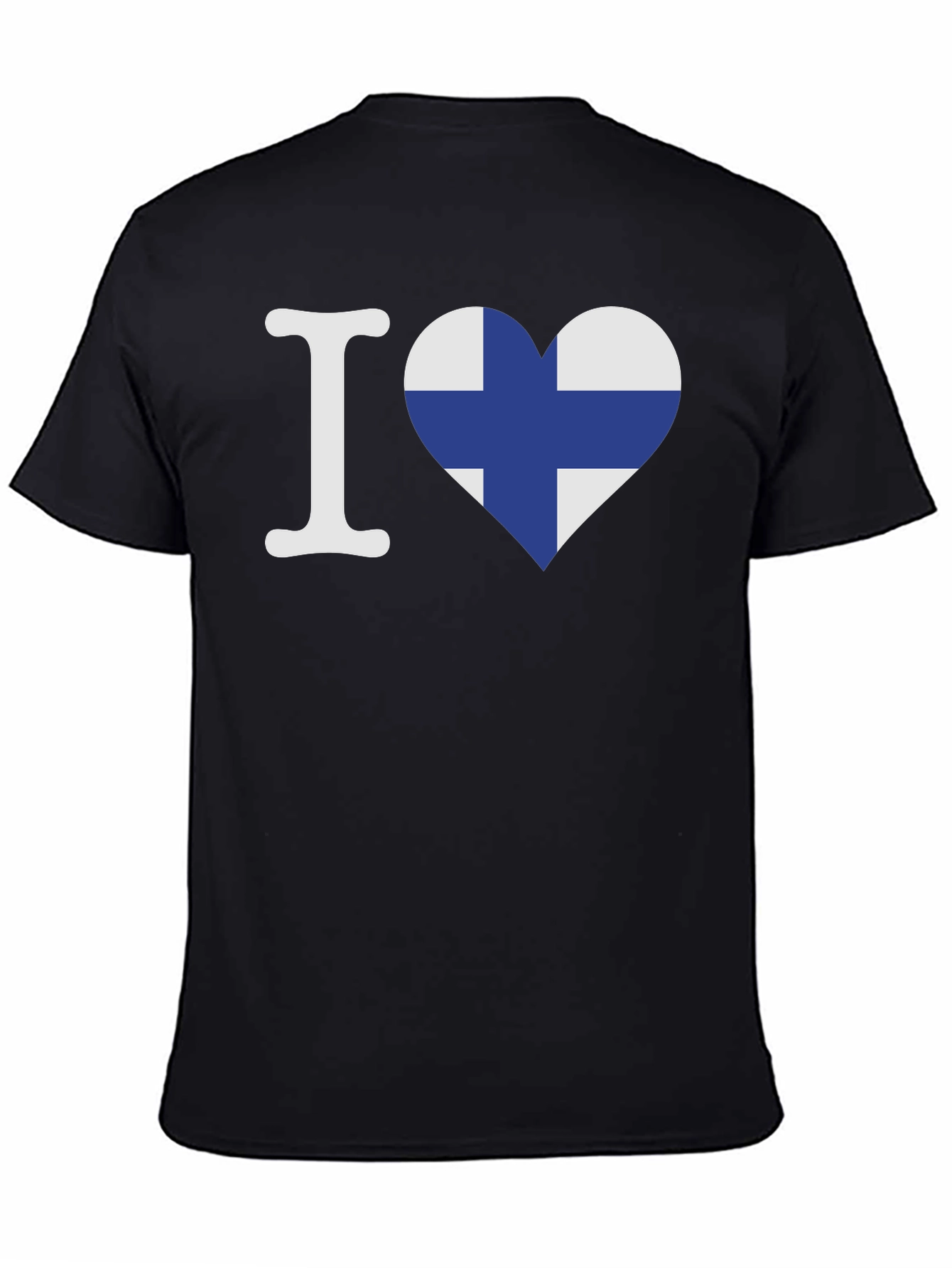 Finland Flag Heart T-Shirt