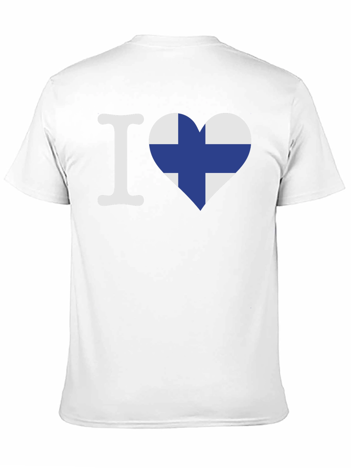 Finland Flag Heart T-Shirt