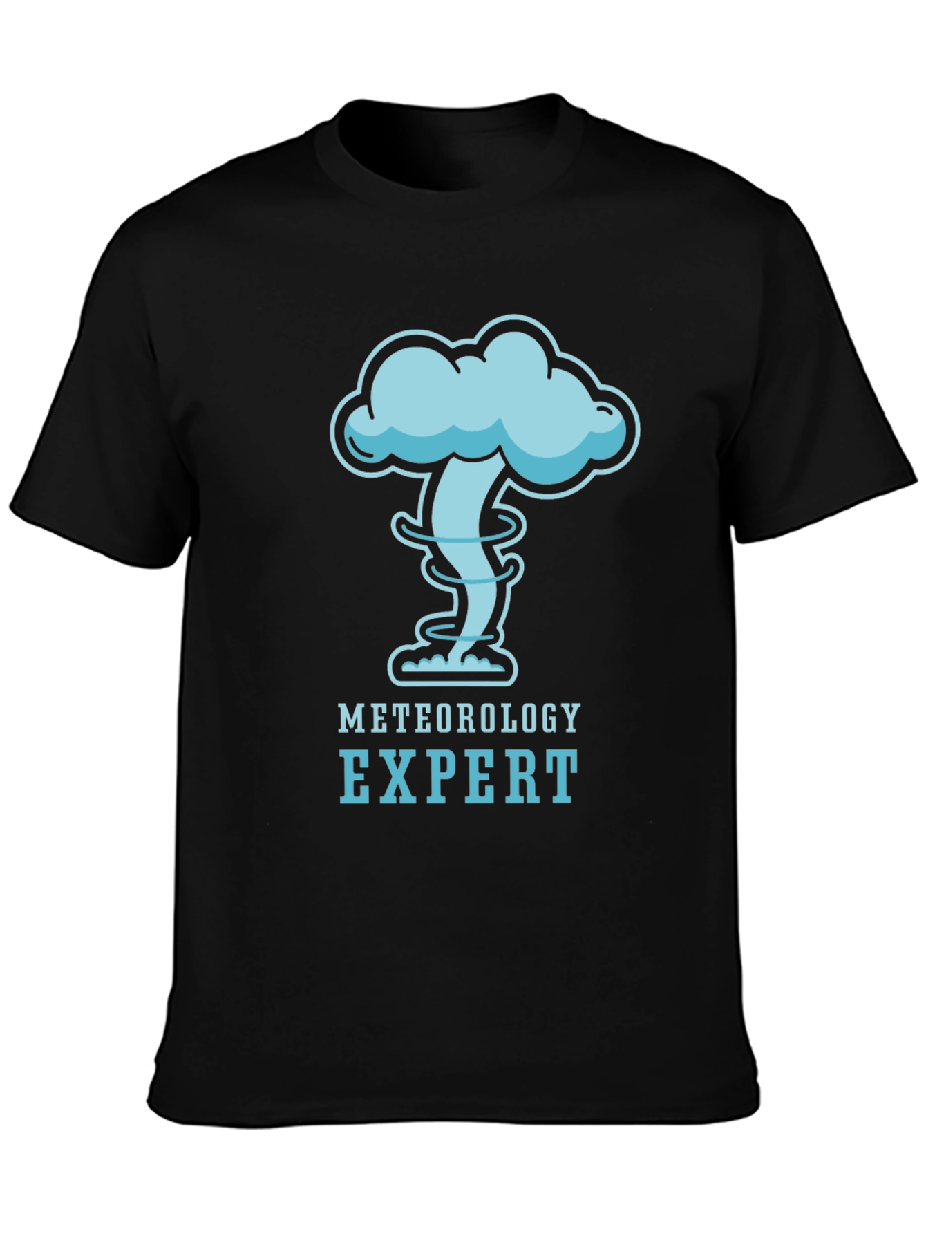 Meteorology Expert Tornado Cloud Graphic T-Shirt