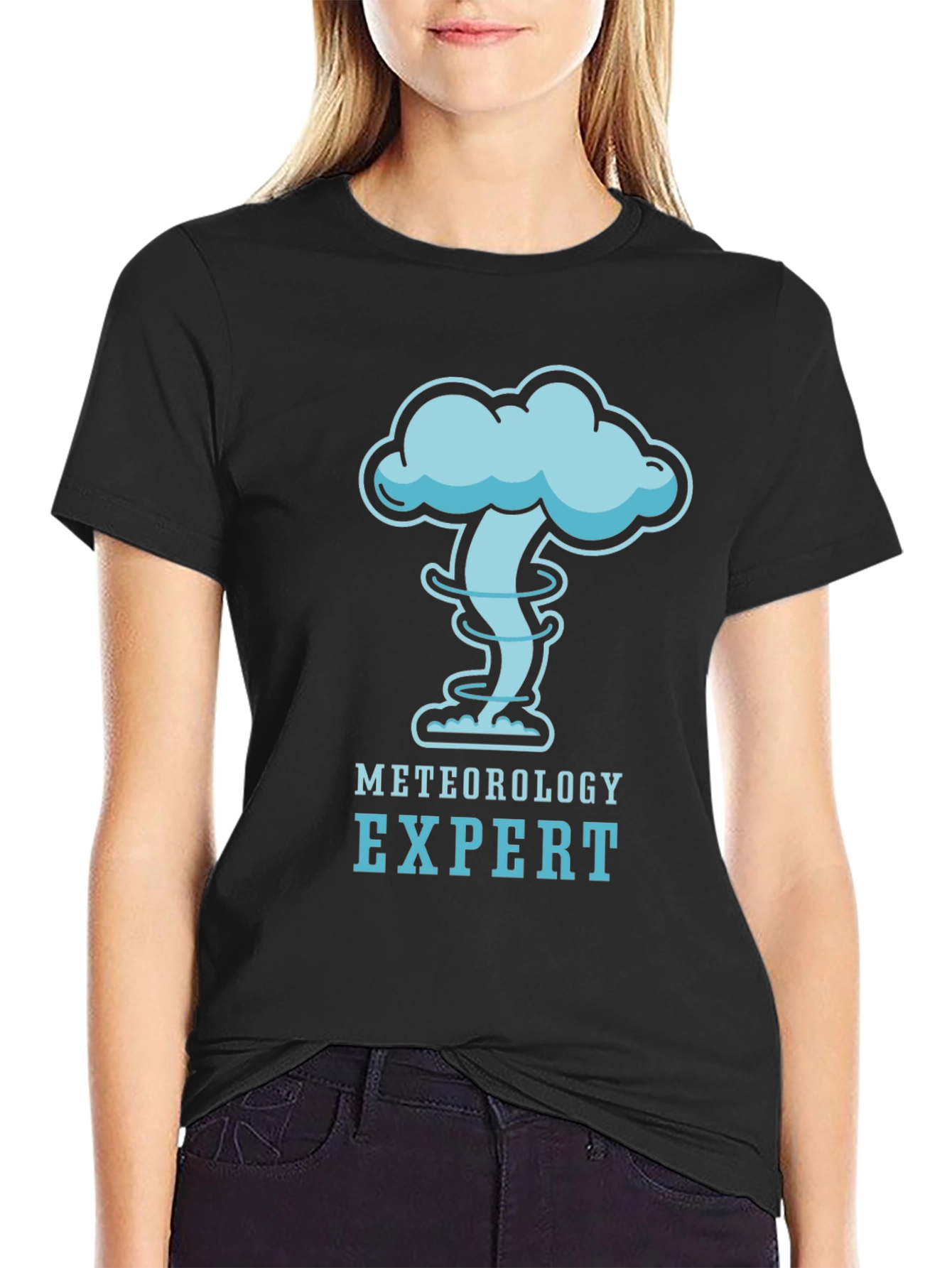 Meteorology Expert Tornado Cloud Graphic T-Shirt