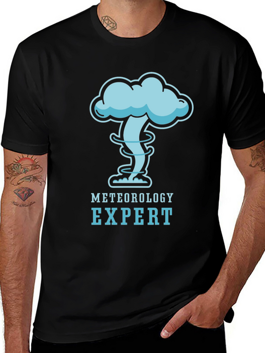Meteorology Expert Tornado Cloud Graphic T-Shirt