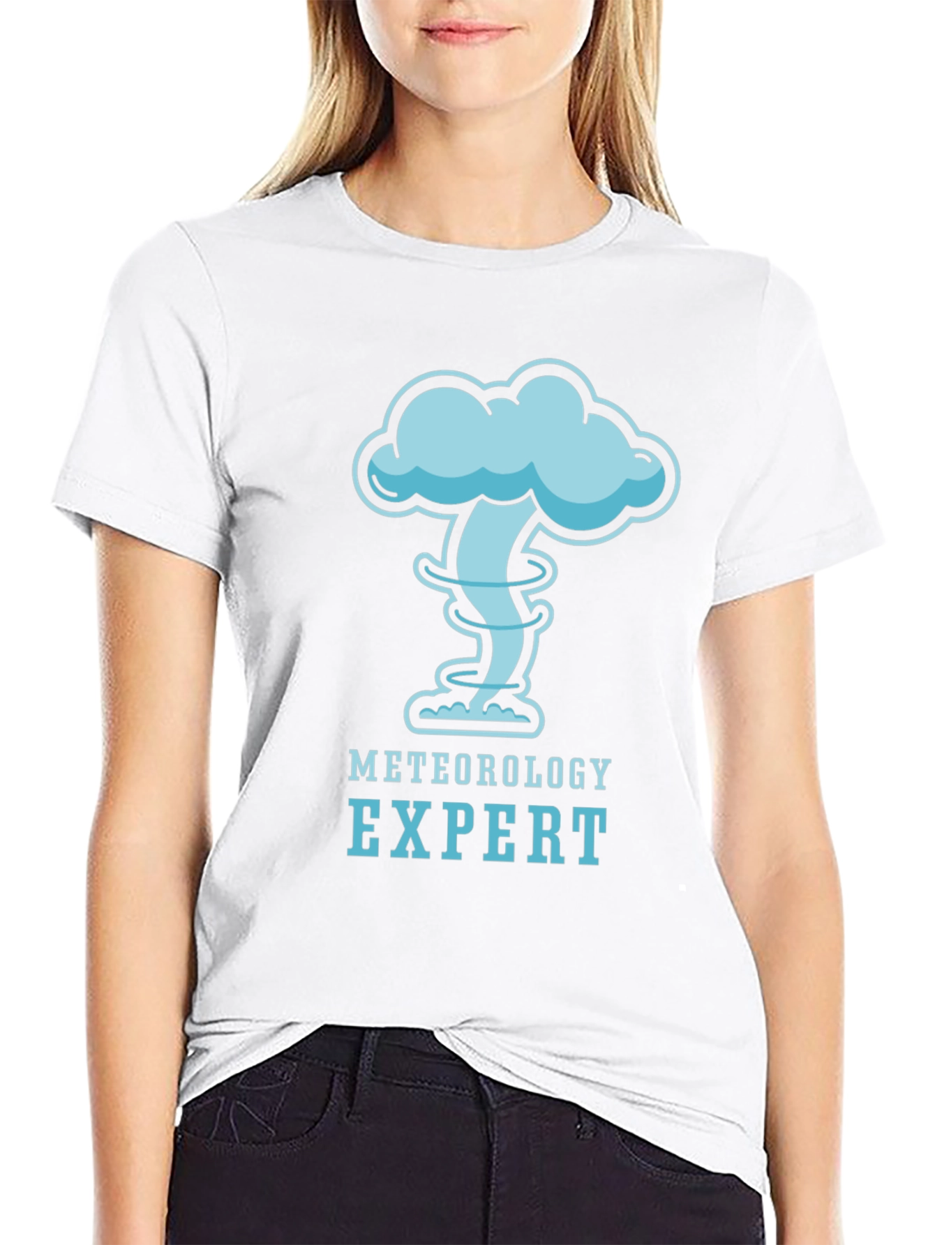 Meteorology Expert Tornado Cloud Graphic T-Shirt